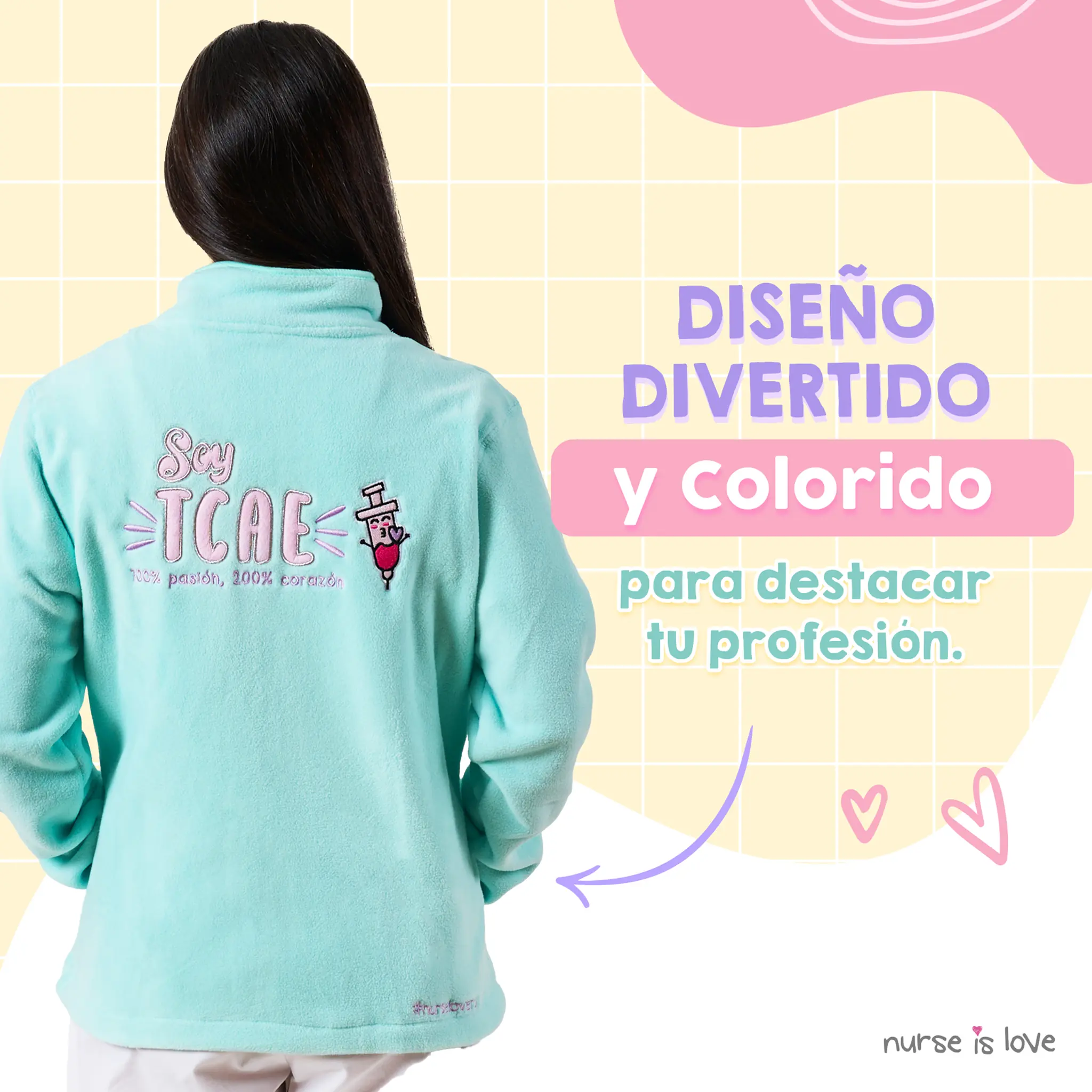Chaqueta Polar Aqua TCAE