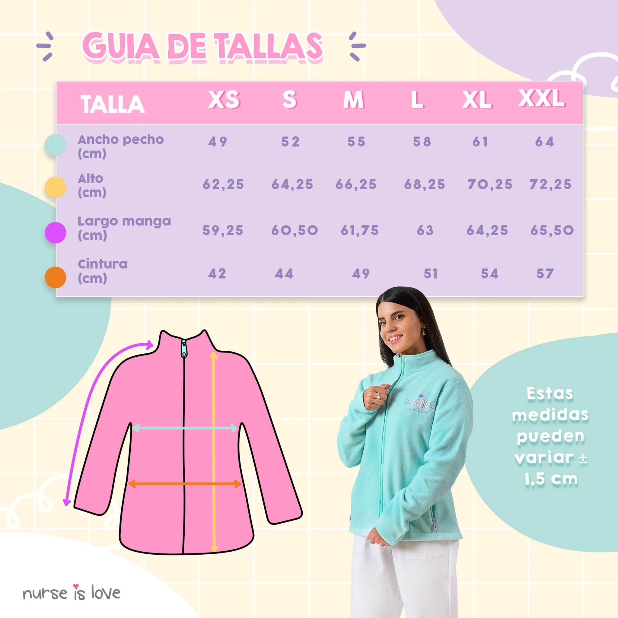 Chaqueta Polar Aqua TCAE