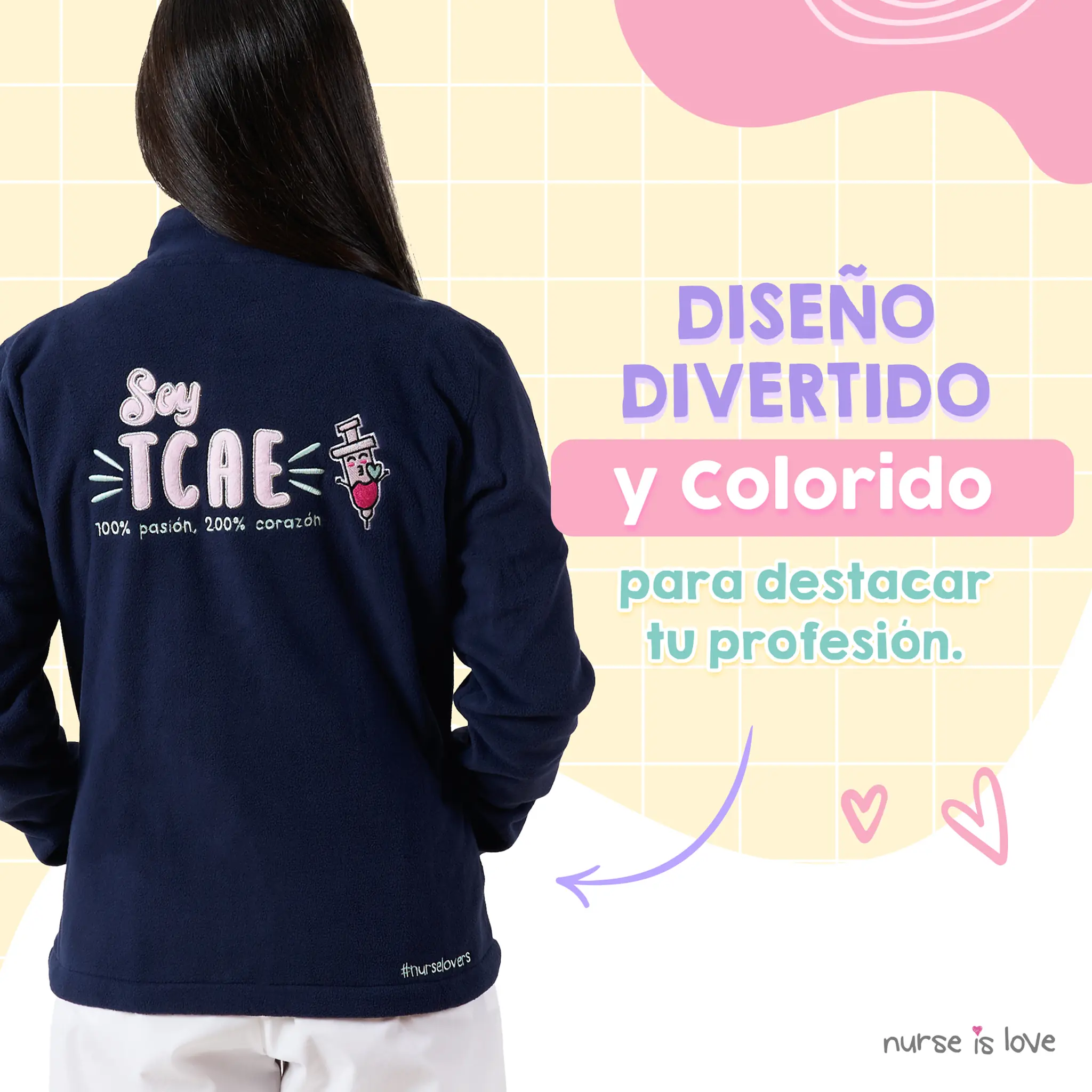 Chaqueta Polar Navy TCAE