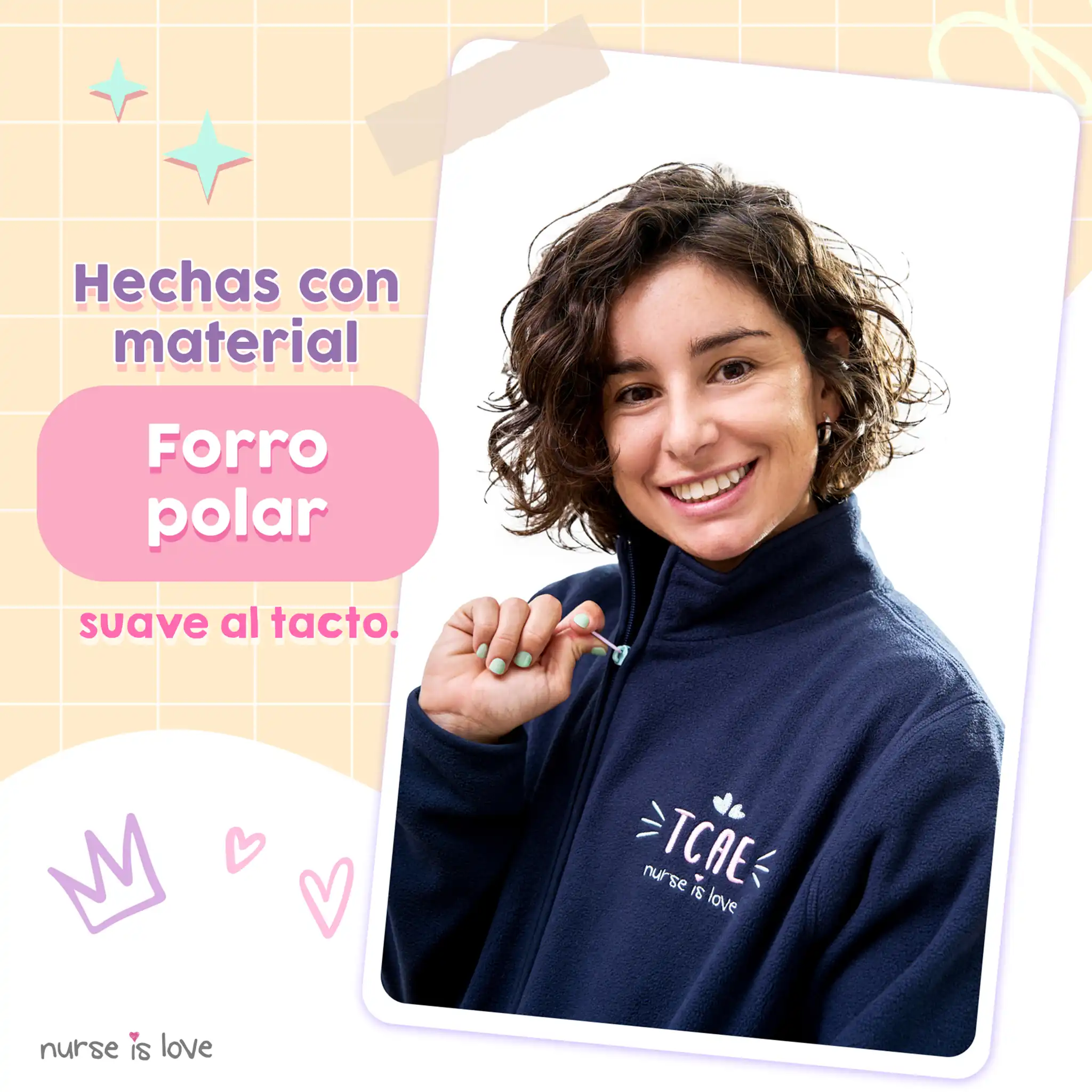Chaqueta Polar Navy TCAE
