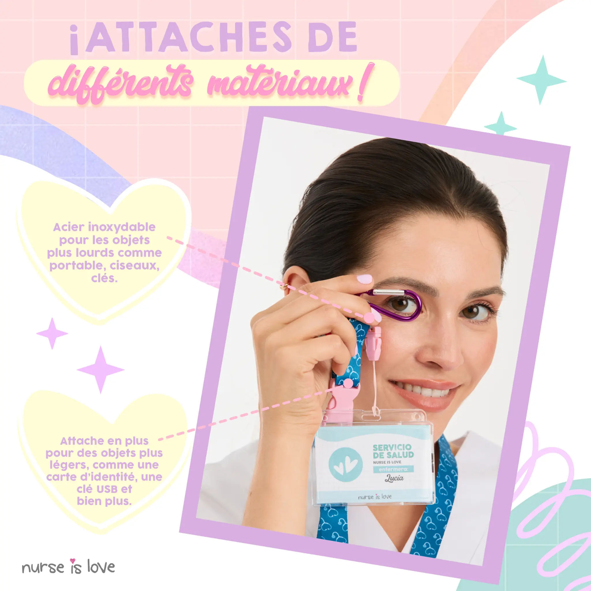 Lanyard Navy Stéthoscope 