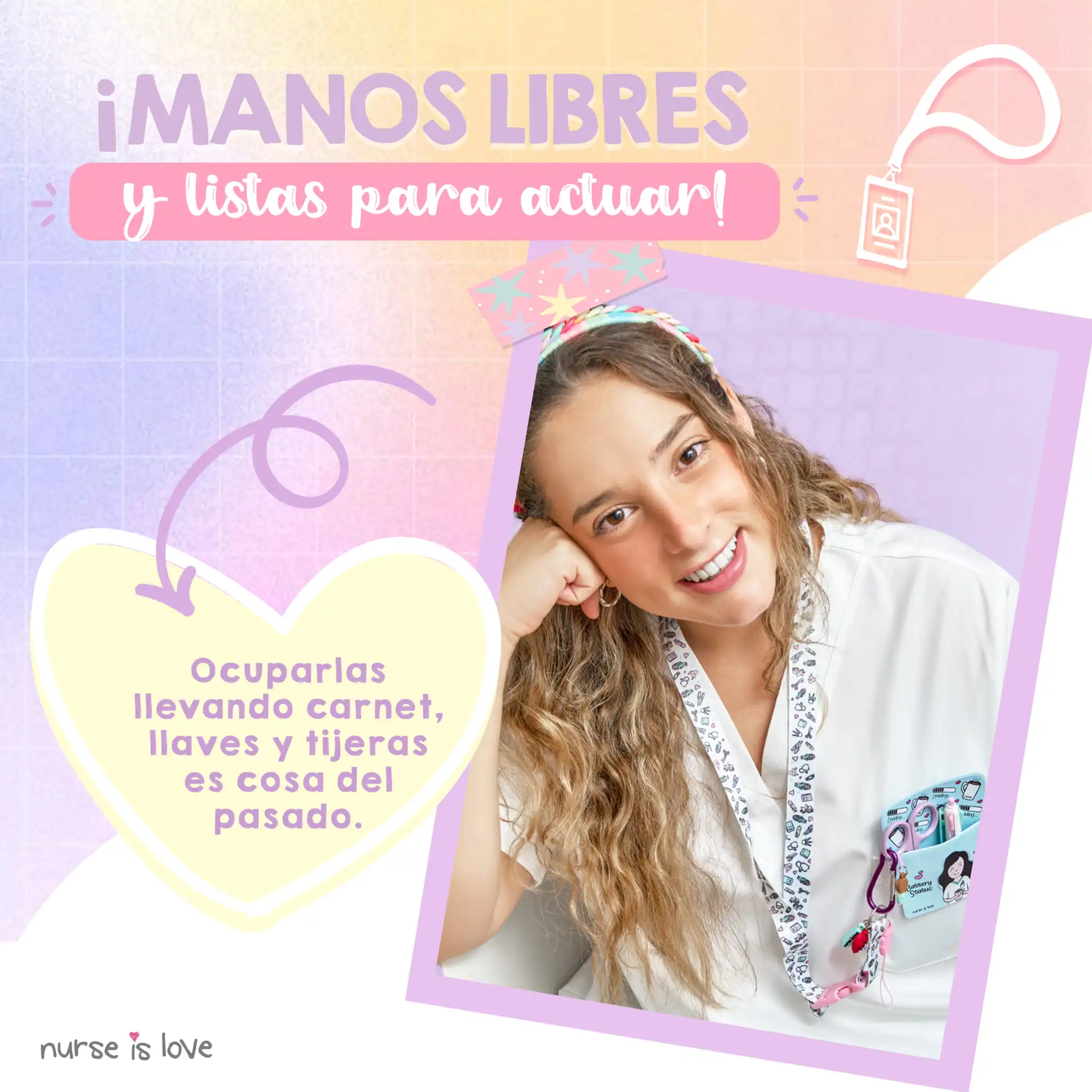 Lanyard Rosa Unicornio