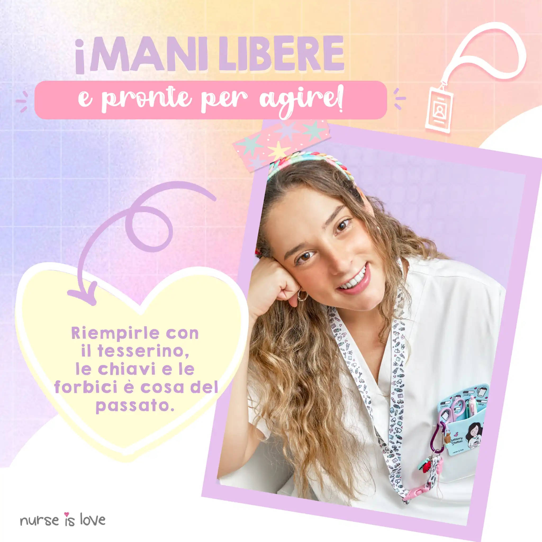 Lanyard Rosa Unicorni