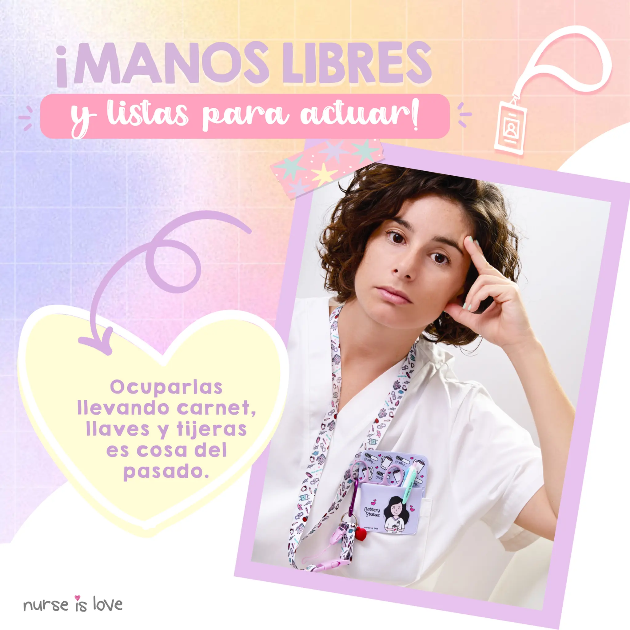 Purple Coffee Lanyard