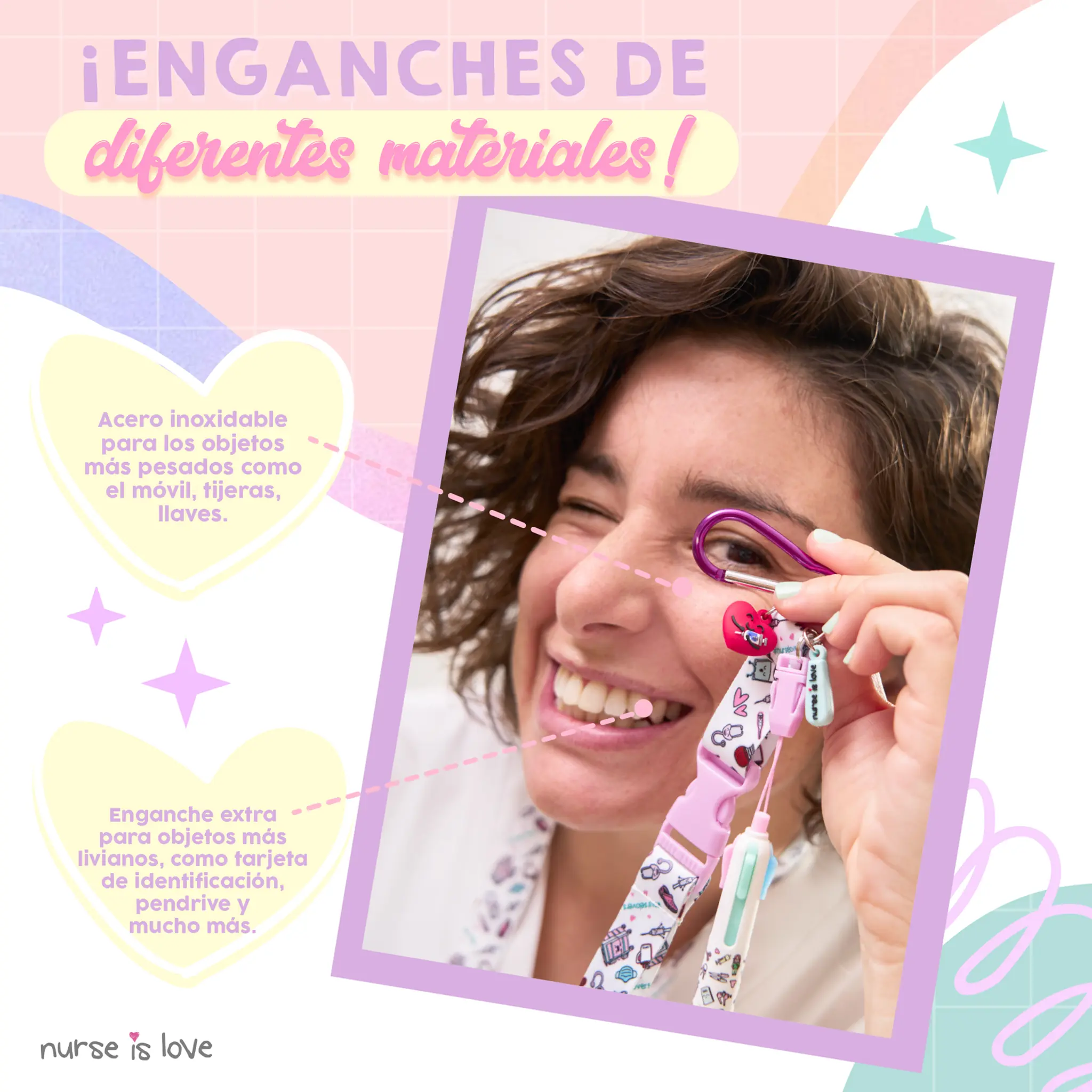 Purple Coffee Lanyard