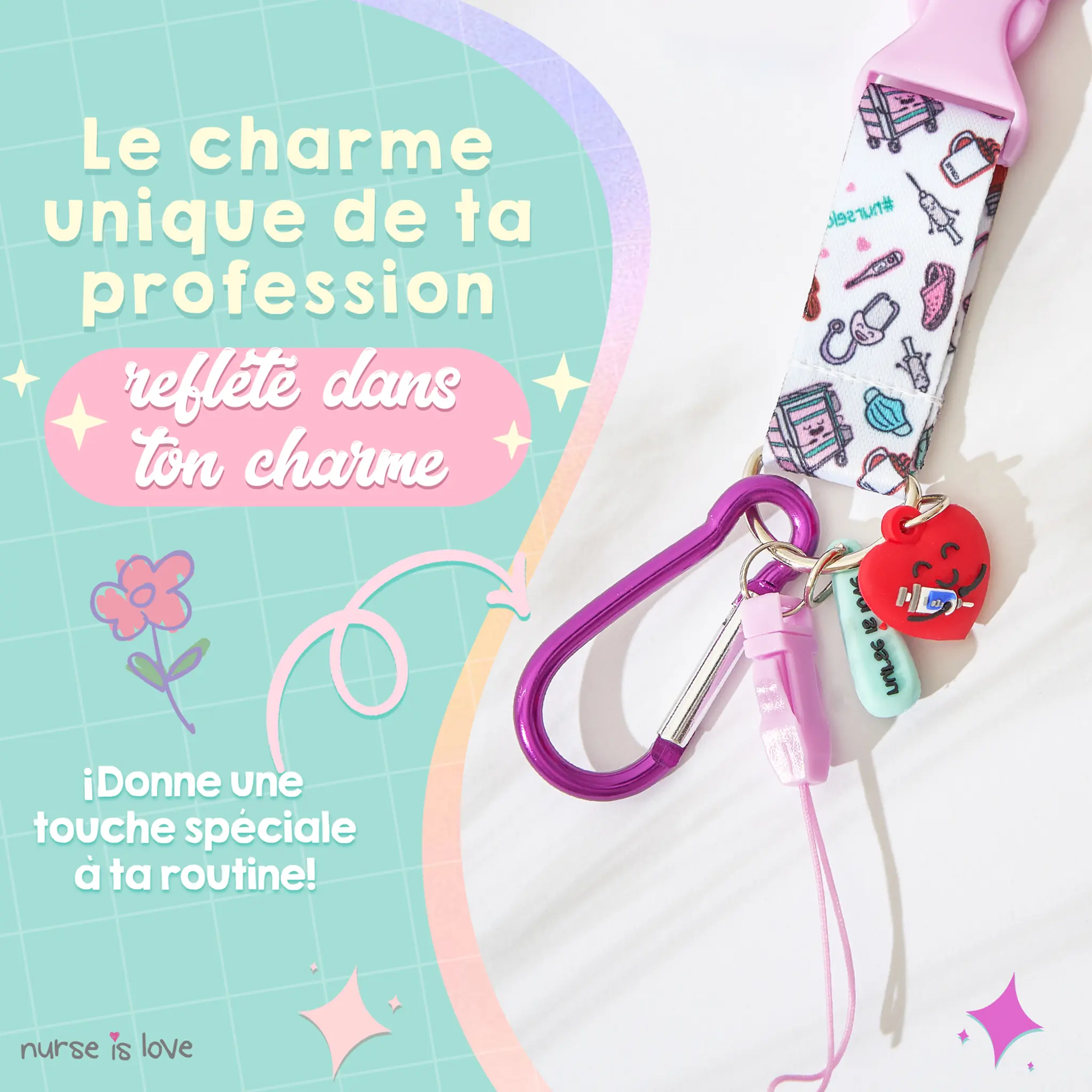 Lanyard Violet Café