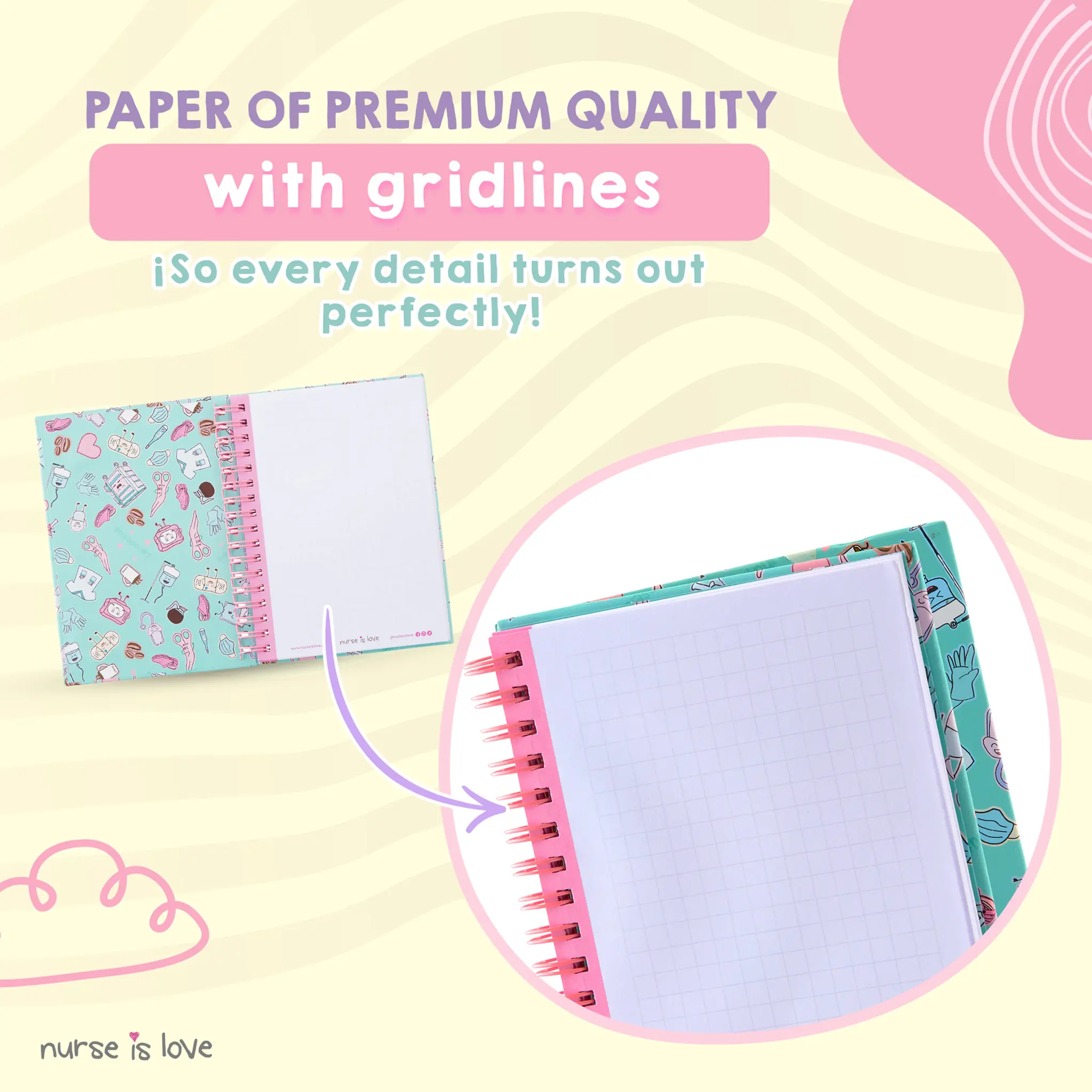 Aqua Nurse Notebook