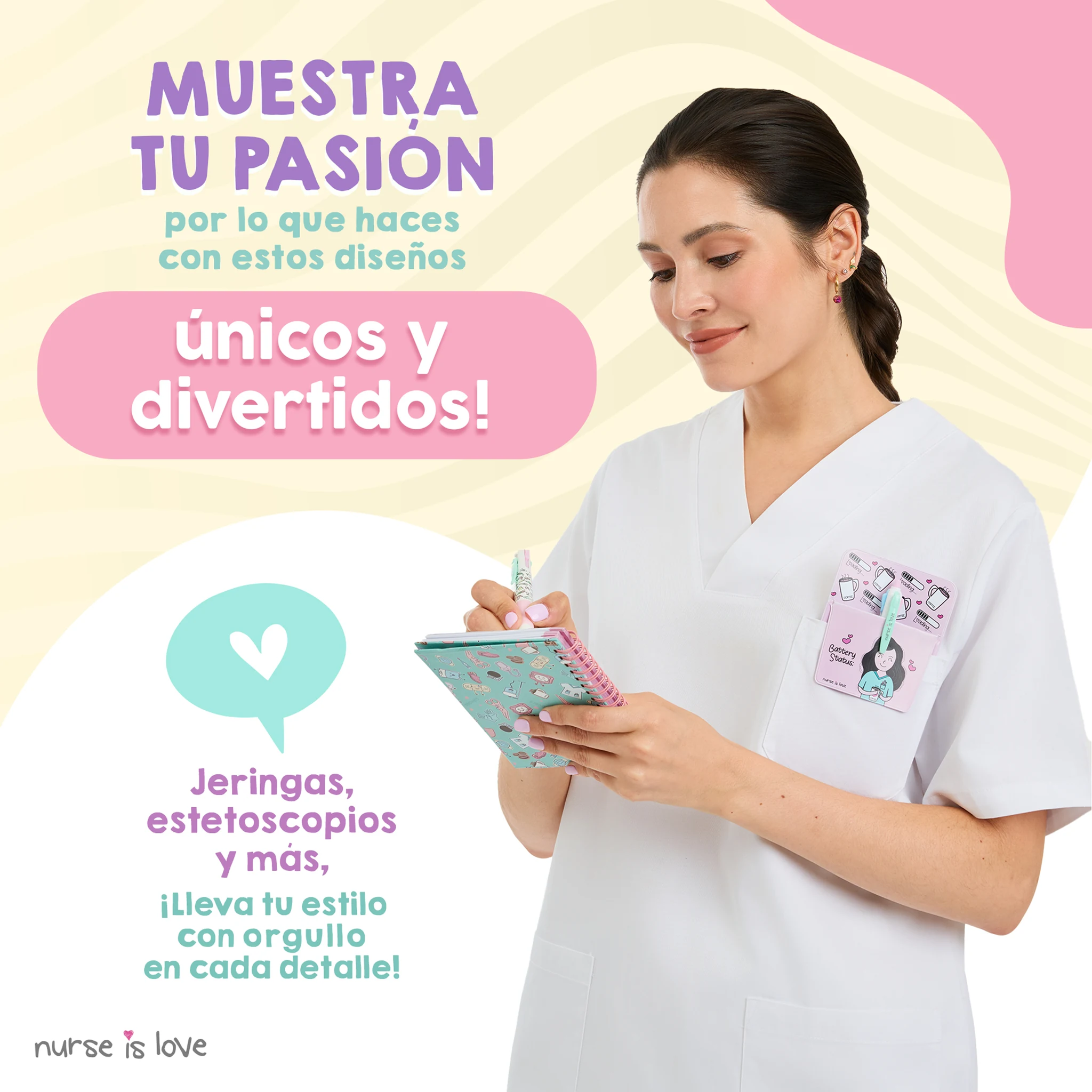 Cuaderno para Enfermeras Aqua