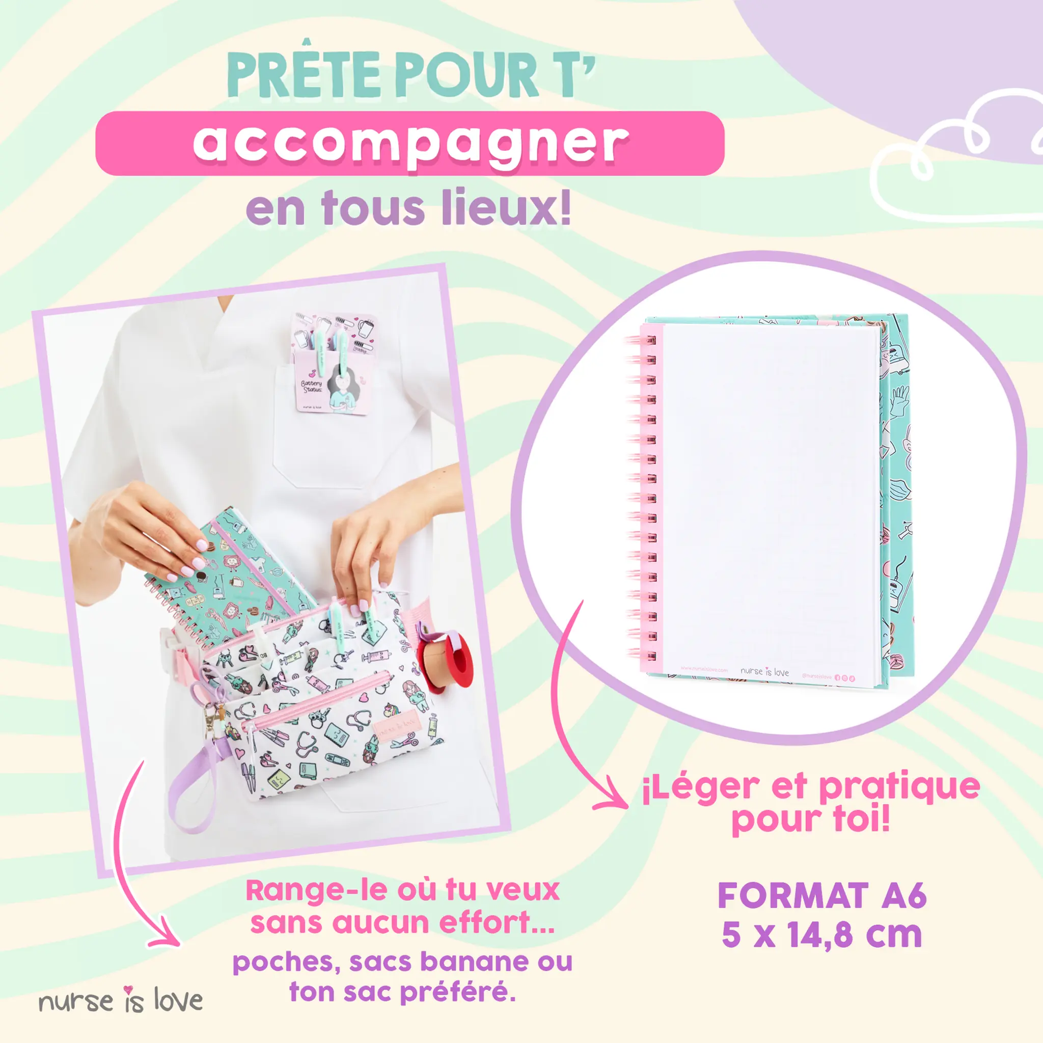 Cahier pour Infirmières Aqua