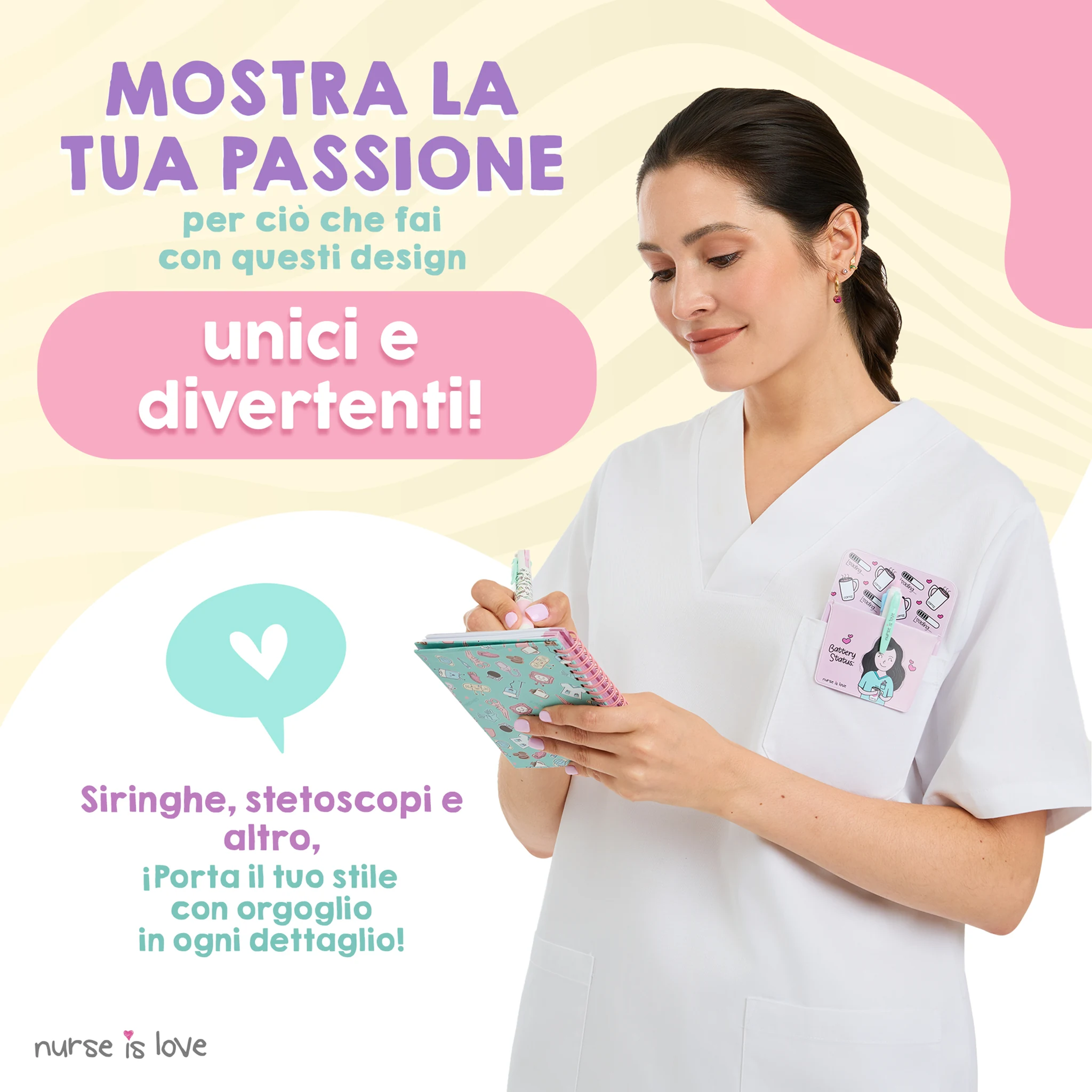 Quaderno per Infermiere Aqua
