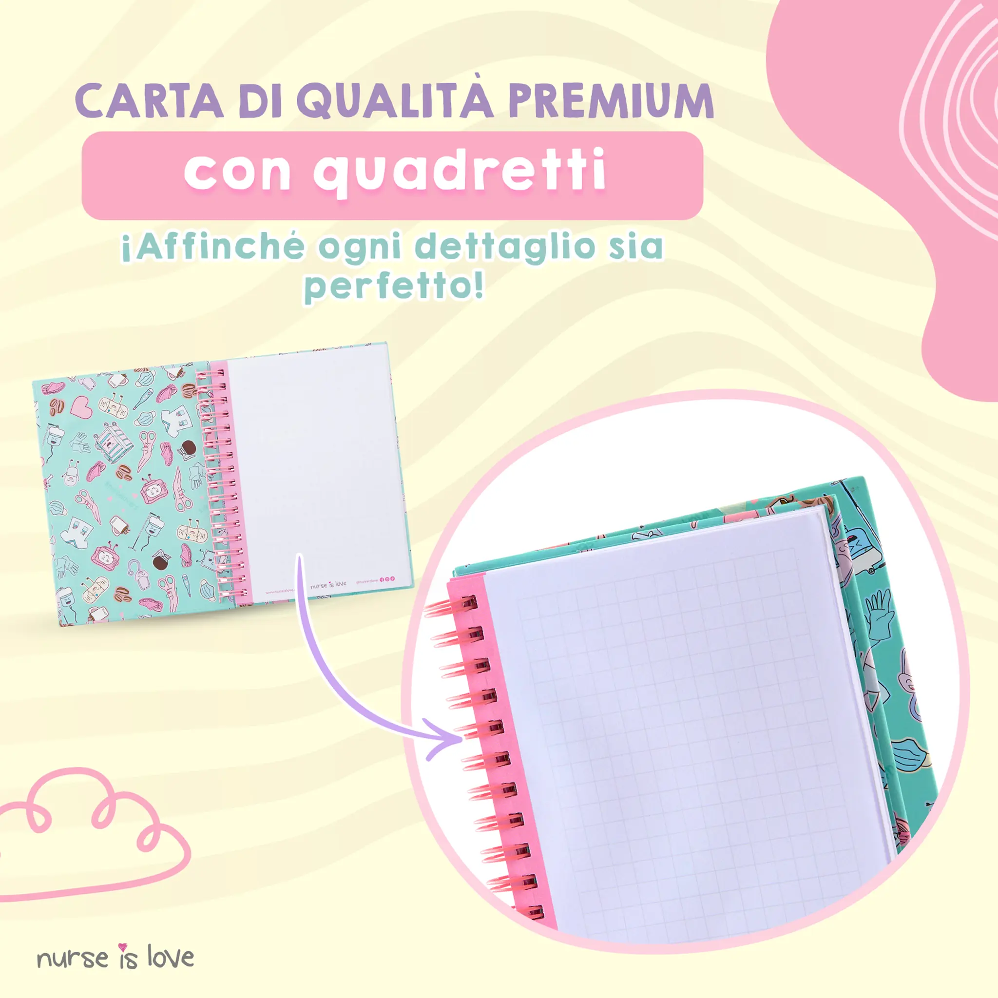 Quaderno per Infermiere Aqua