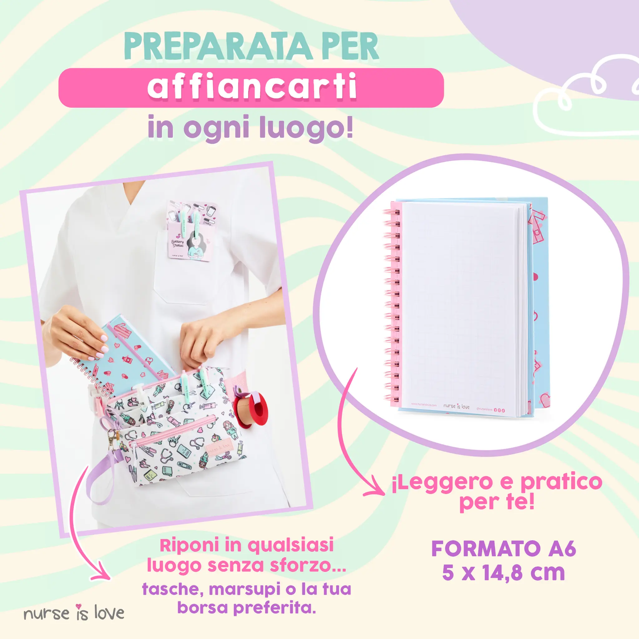 Quaderno per Infermiere Blu