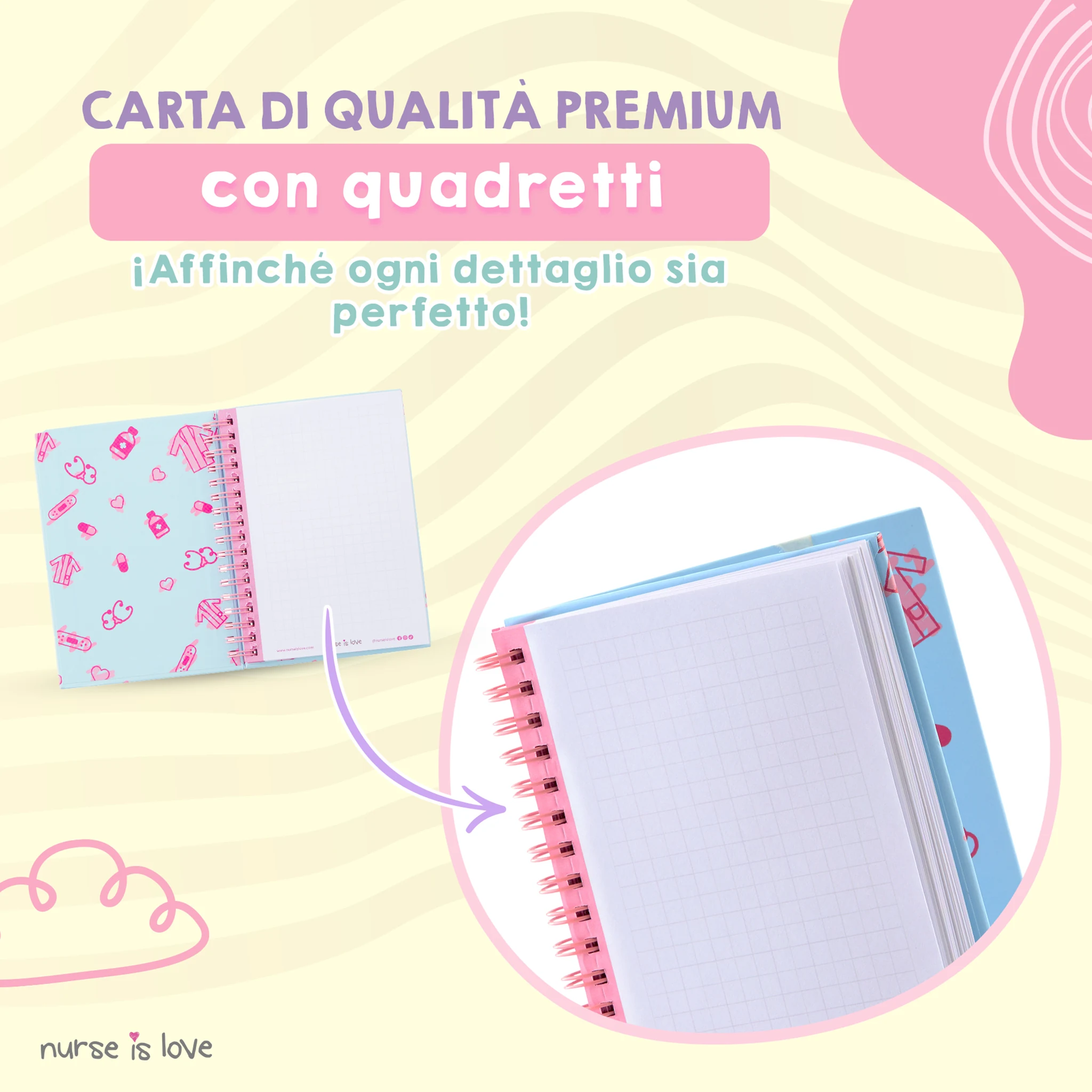 Quaderno per Infermiere Blu