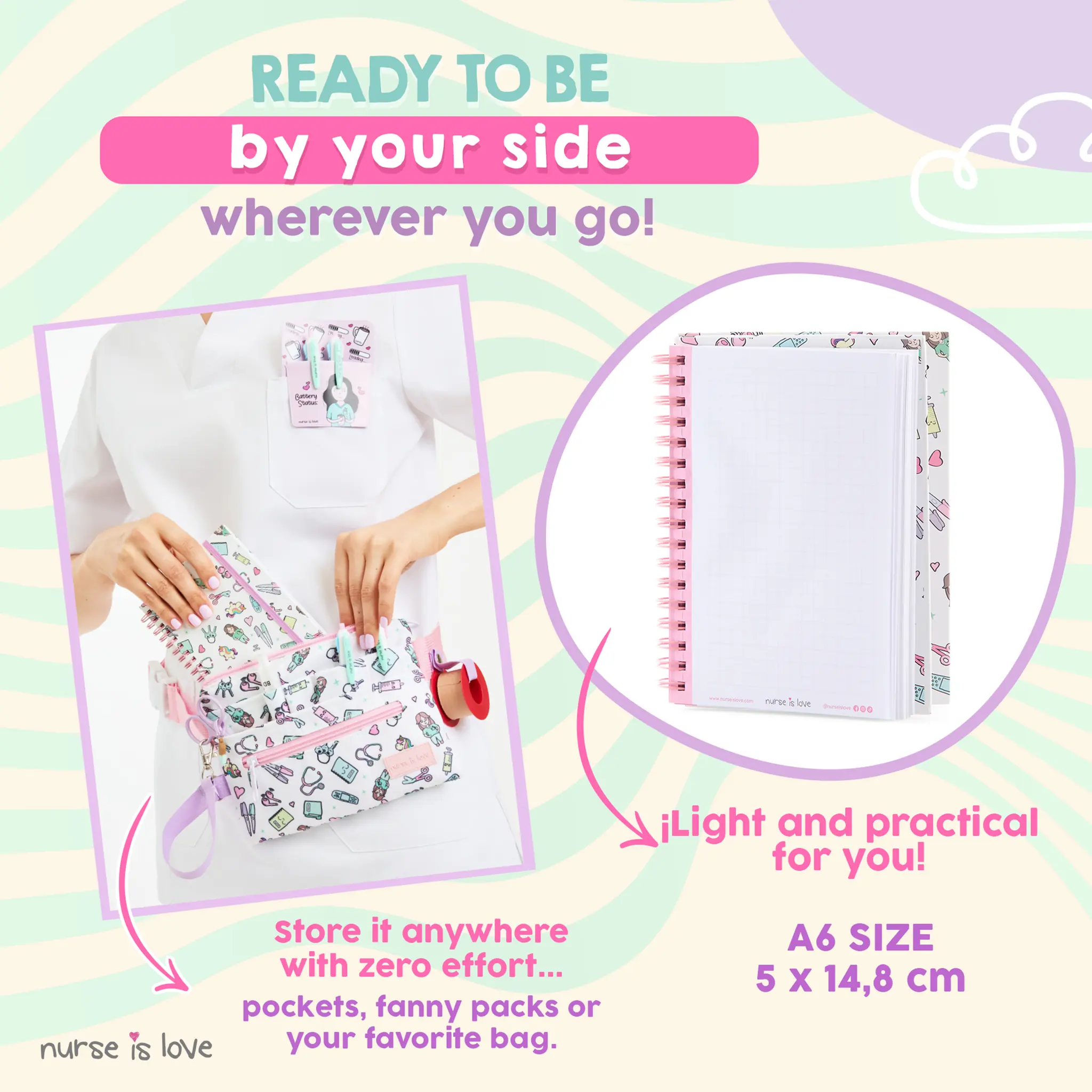 Unicorn Nurse Notebook