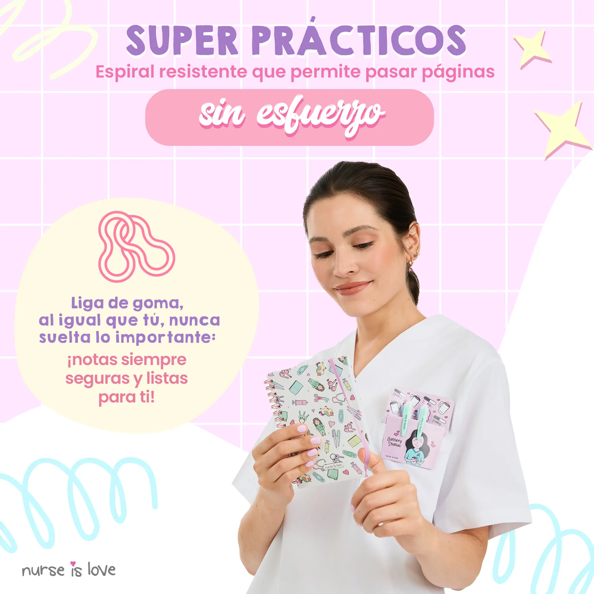 Cuaderno para Enfermeras Unicornios