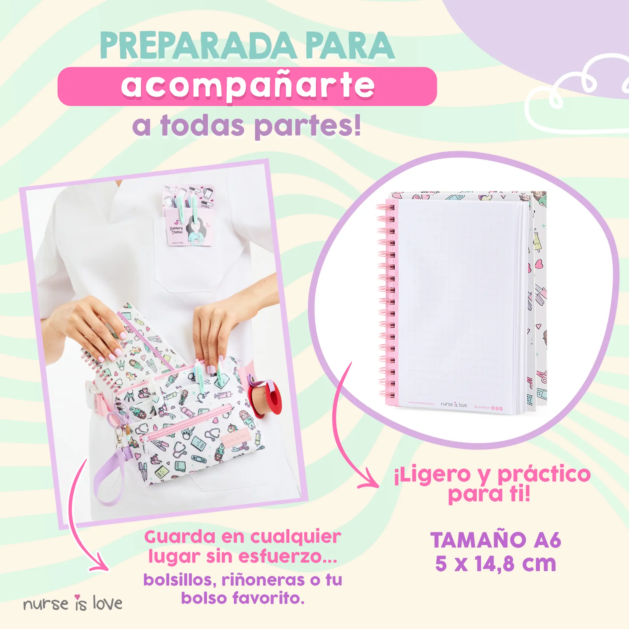 Cuaderno para Enfermeras Unicornios