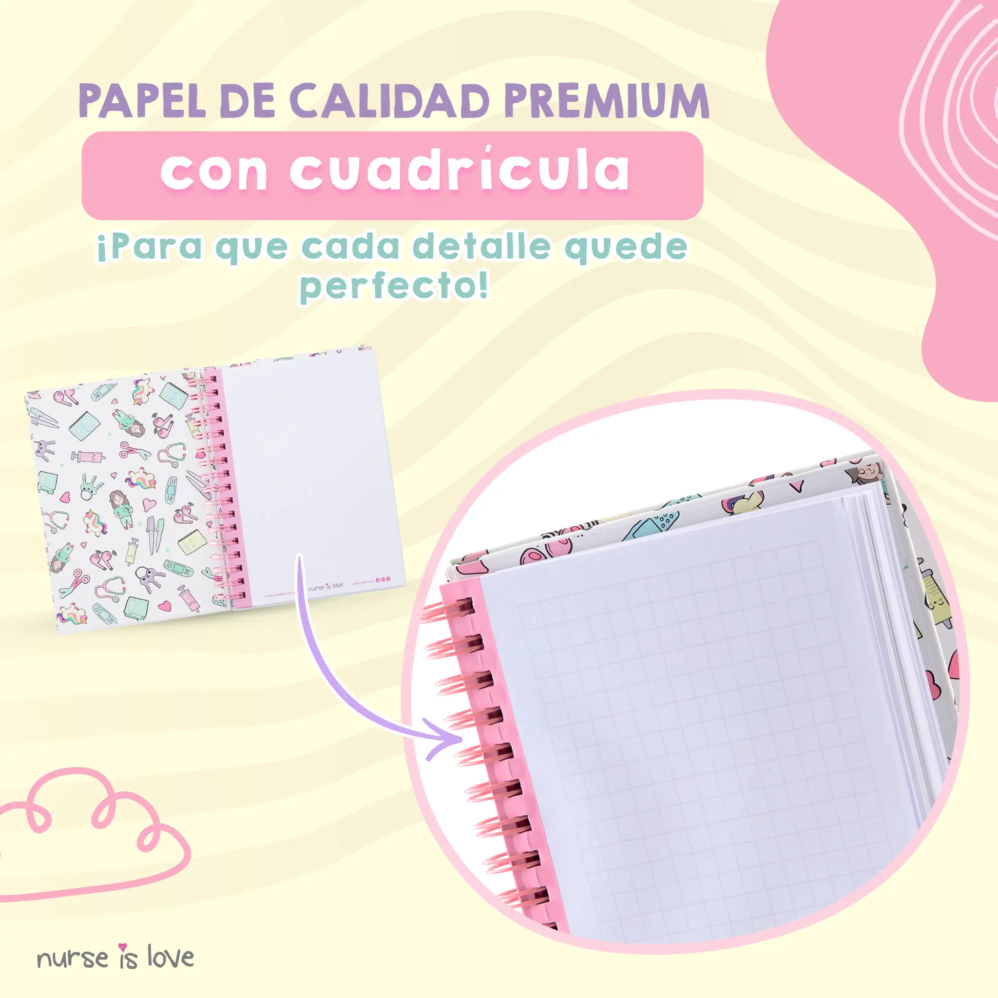 Cuaderno para Enfermeras Unicornios