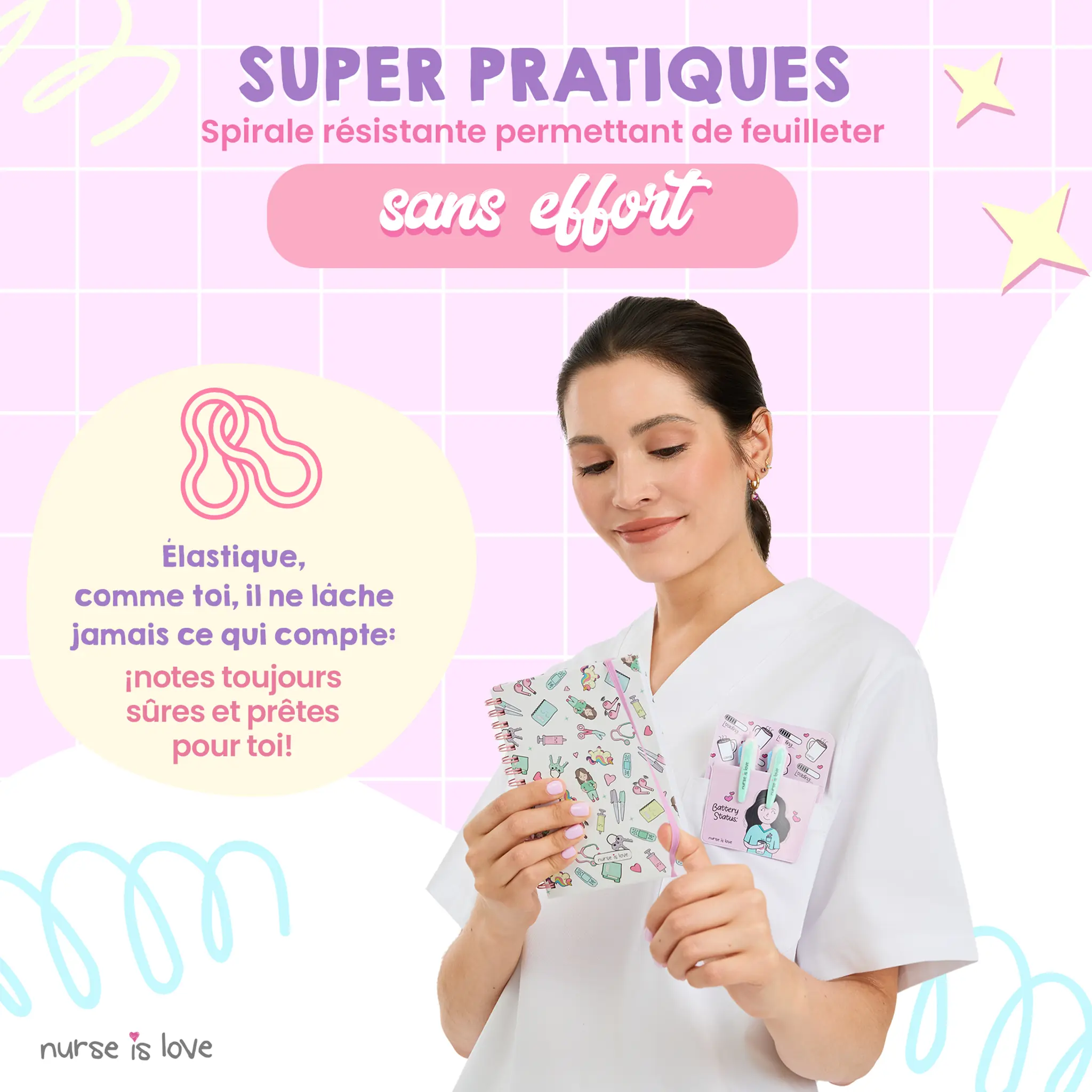 Cahier pour Infirmières Licornes