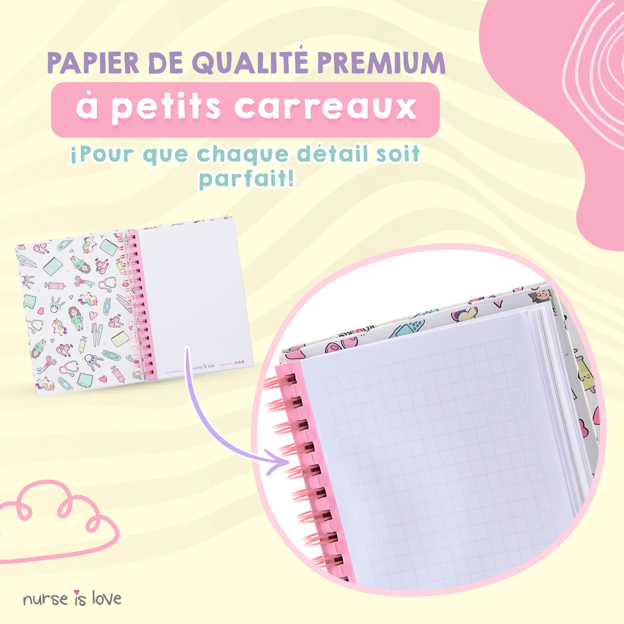 Cahier pour Infirmières Licornes