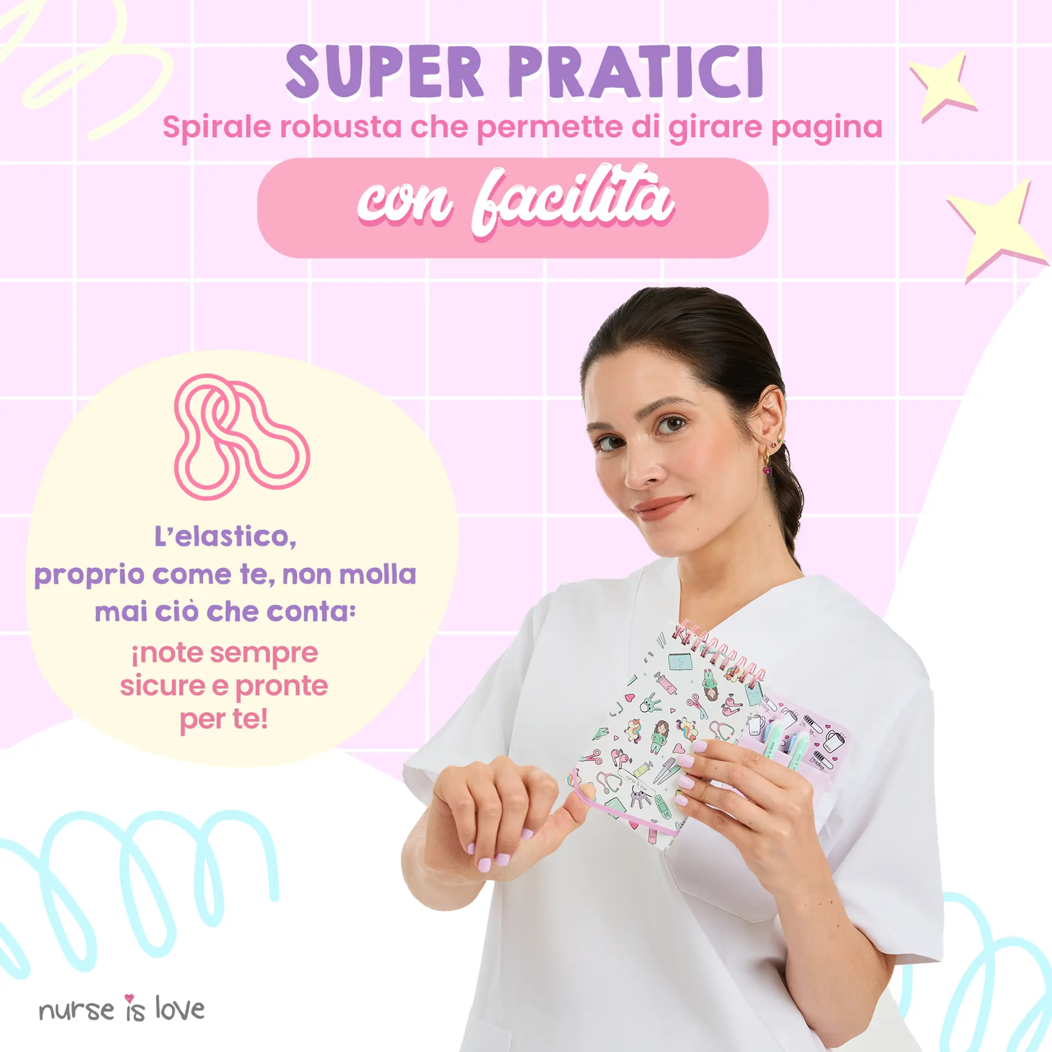 Quaderno per Infermiere Unicorni Mini