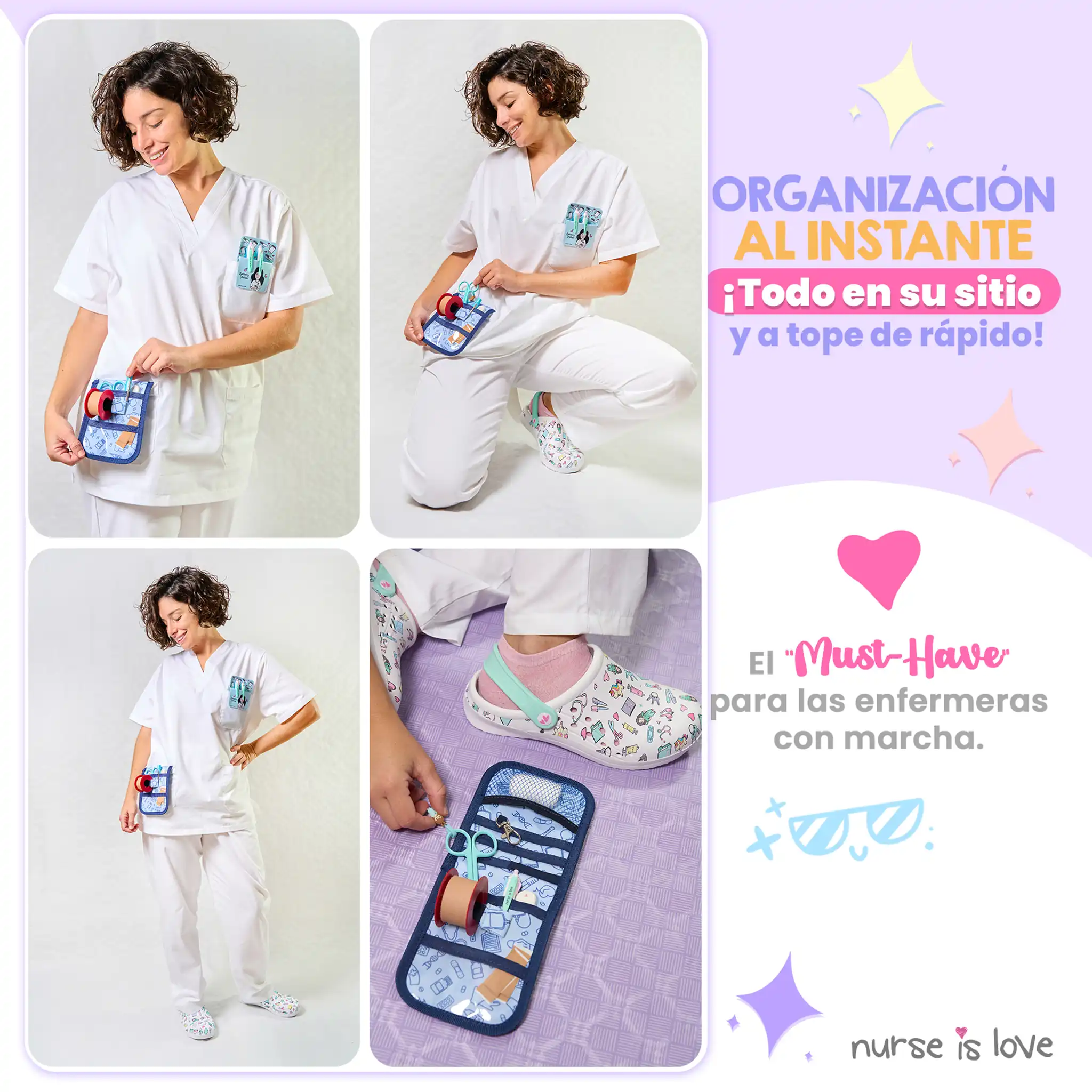 Organizador de Bolsillo Azul Navy