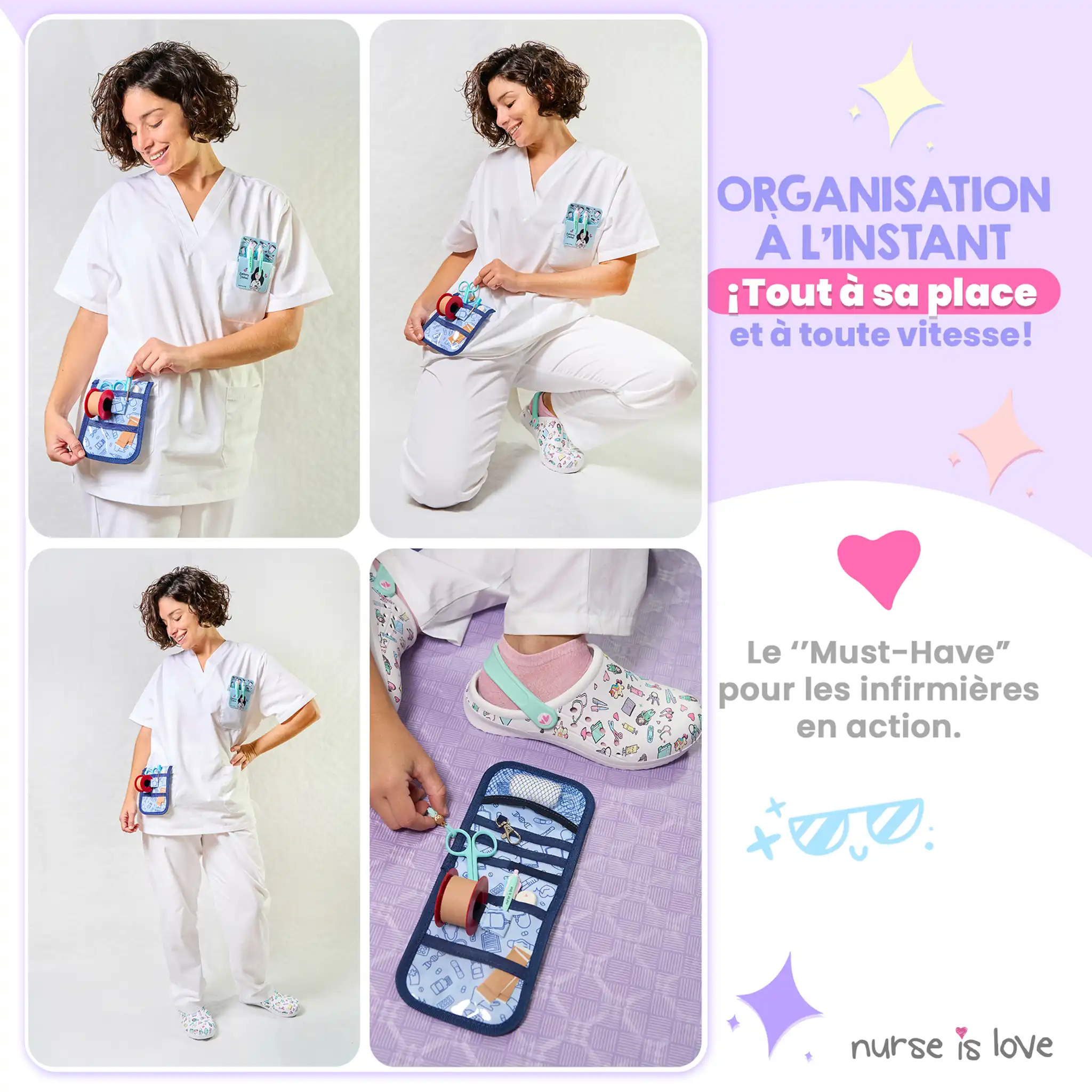 Organisateur de Poche Bleu Marine