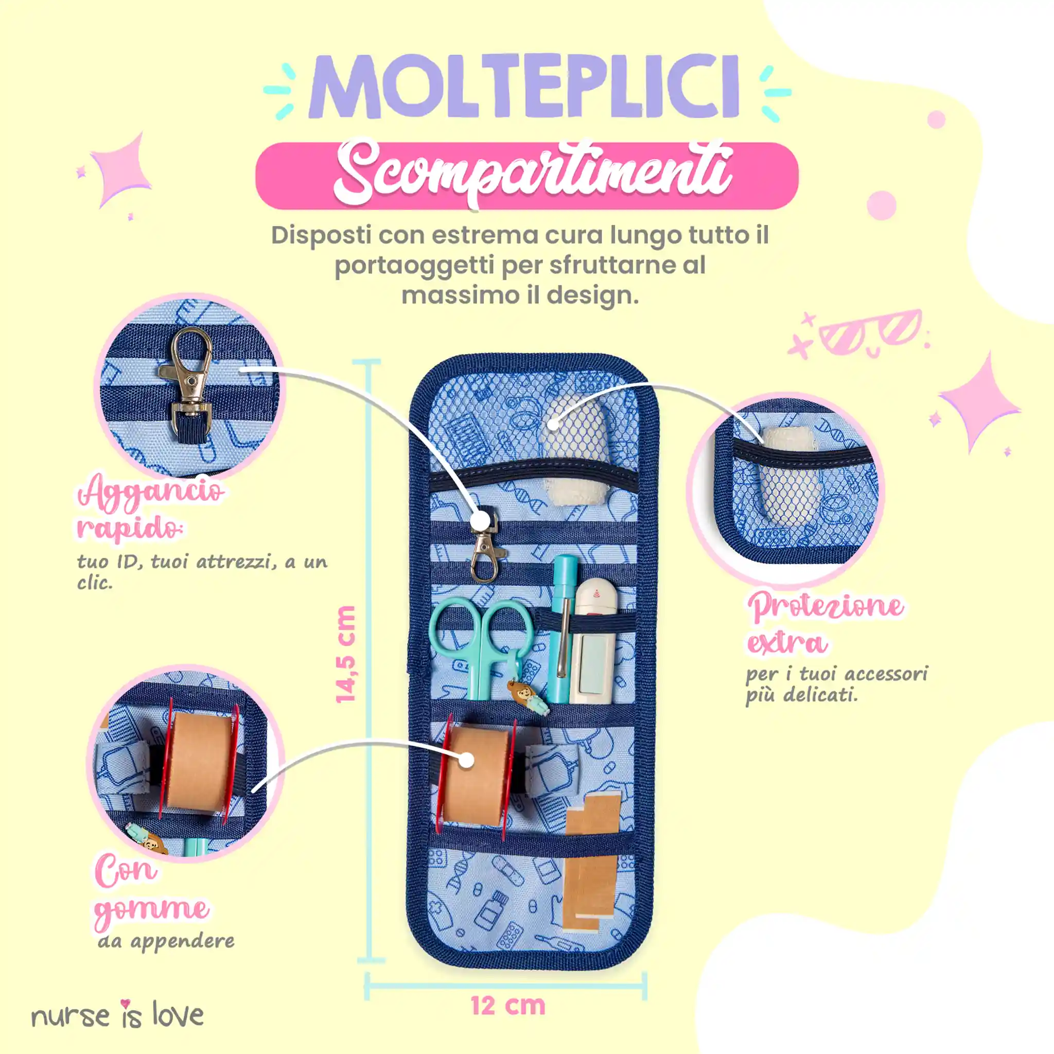 Organizzatore da Tasca Blu Navy