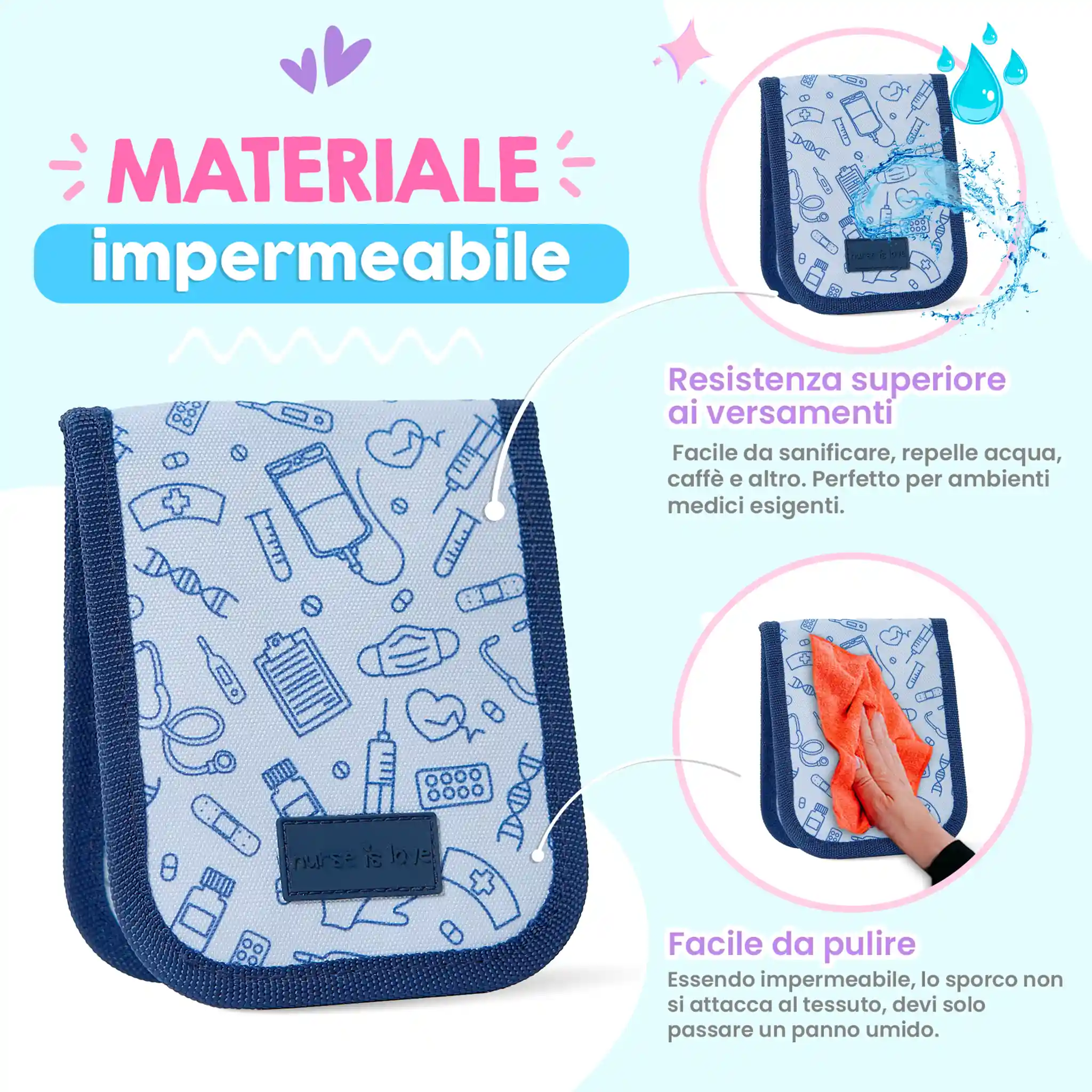 Organizzatore da Tasca Blu Navy
