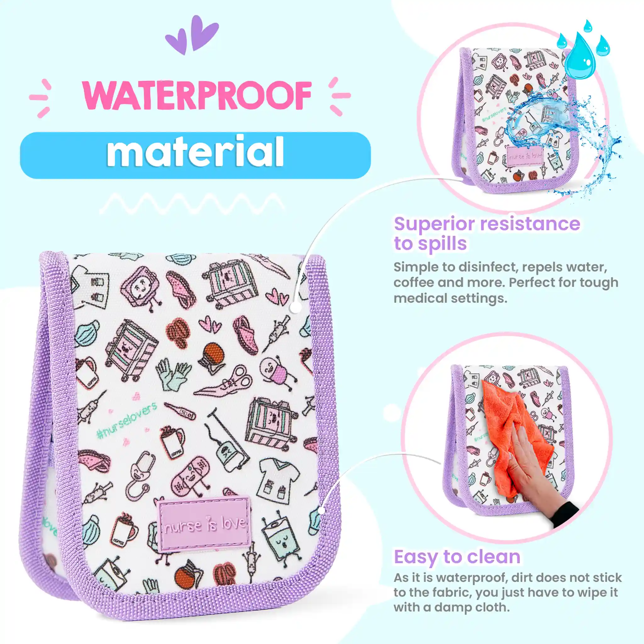 Purple Coffe Pocket Organizer
