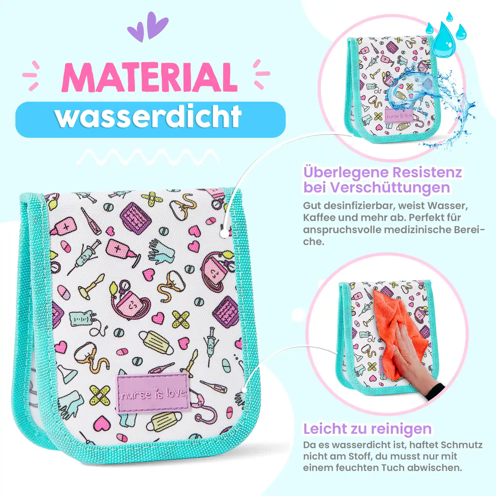 Aqua Taschenorganizer