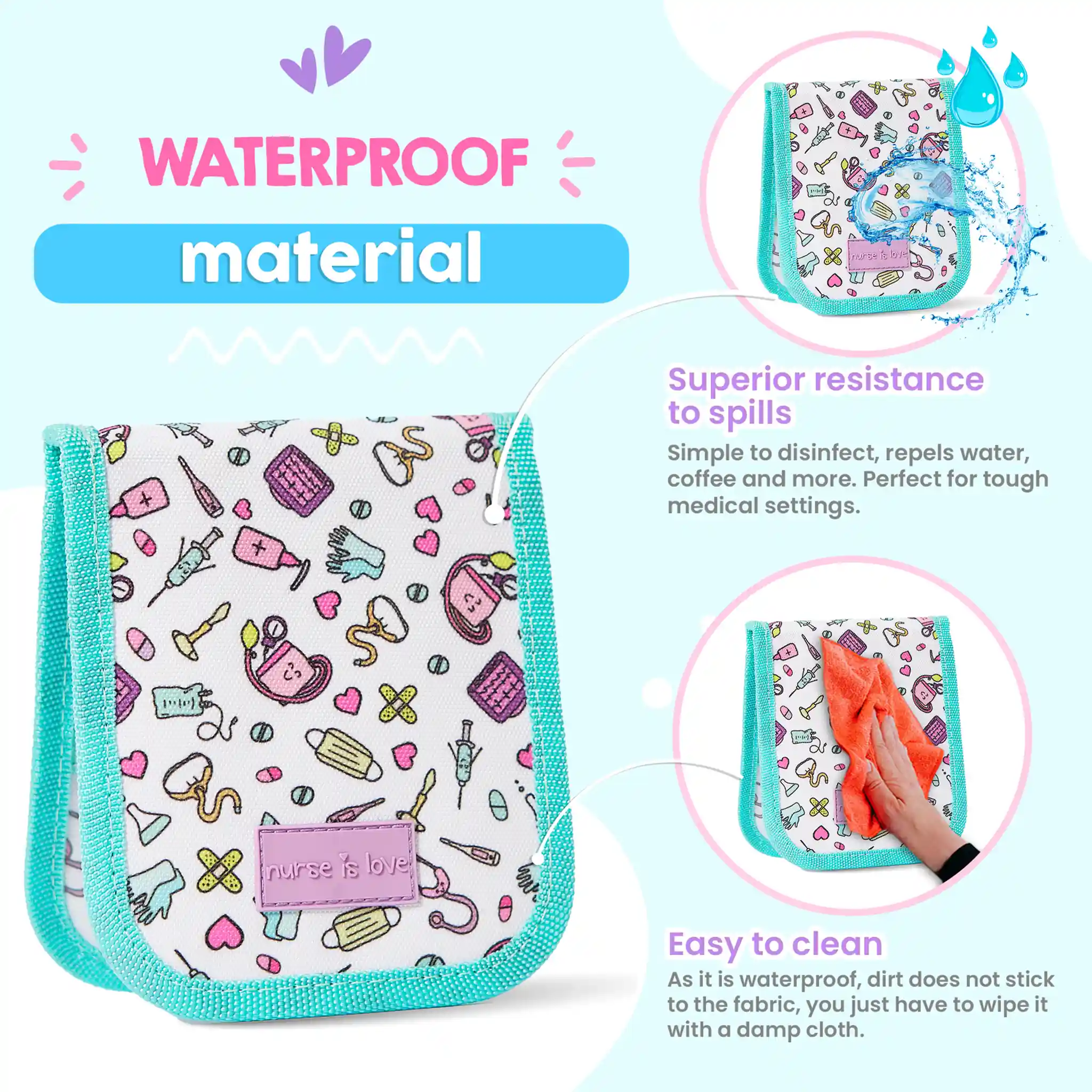Aqua Pocket Organizer