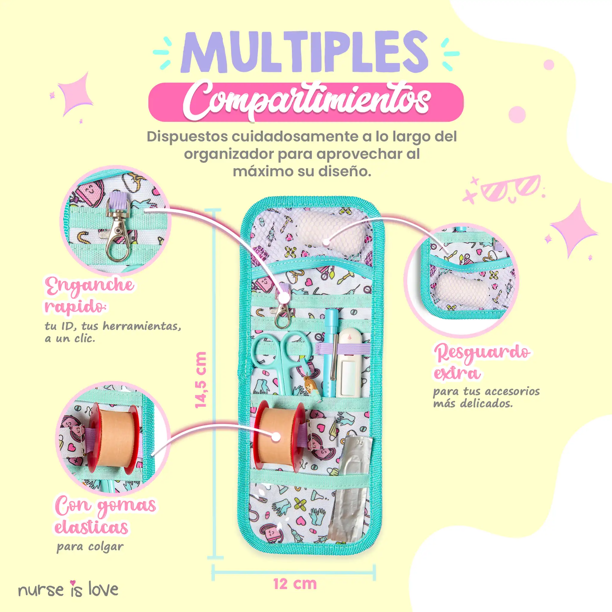 Aqua Pocket Organizer