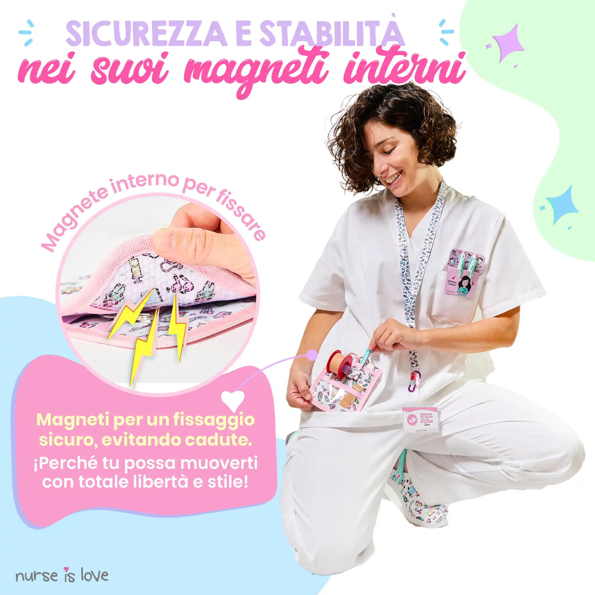 Organizzatore da Tasca Rosa Unicorni
