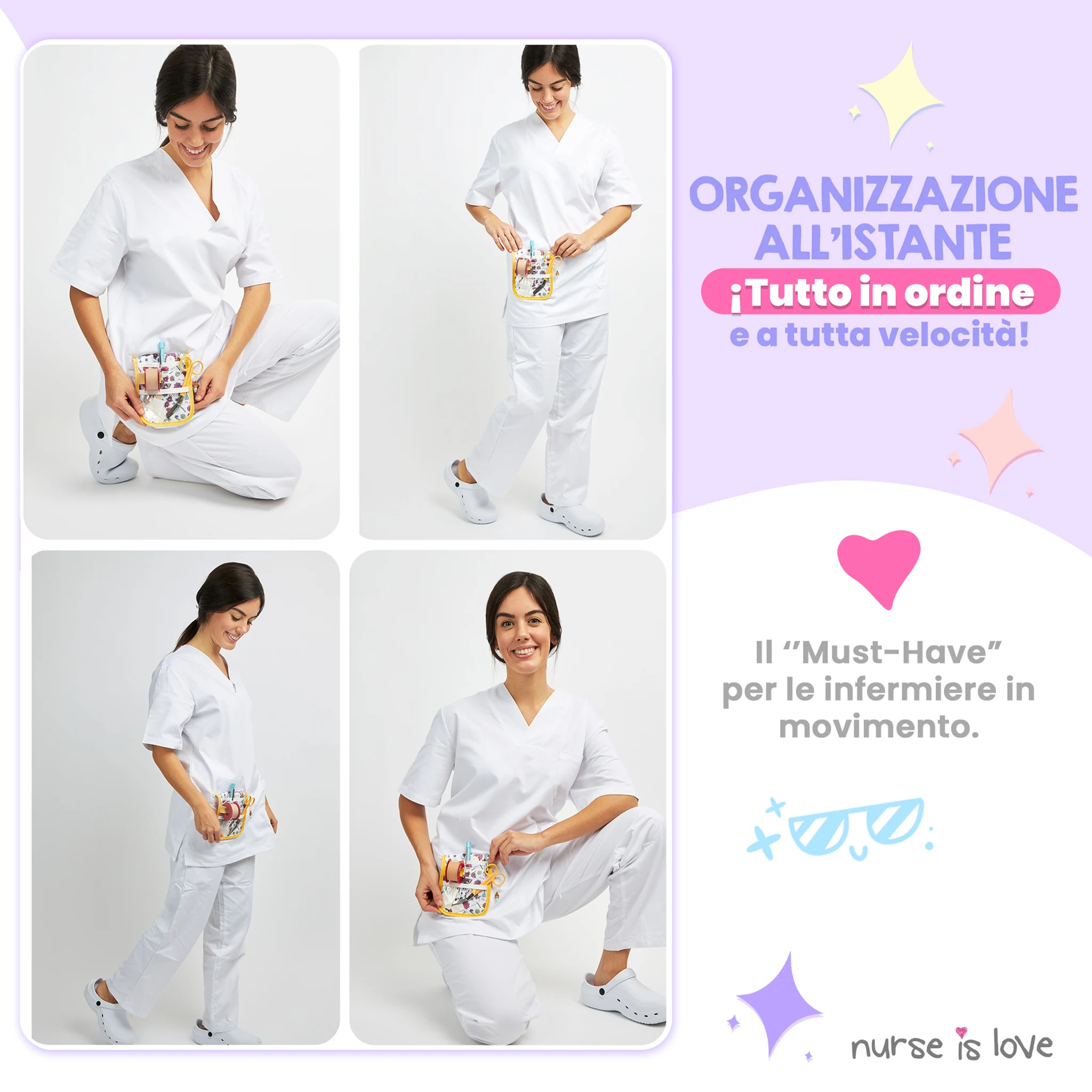 Organizzatore da Tasca Floral Giallo