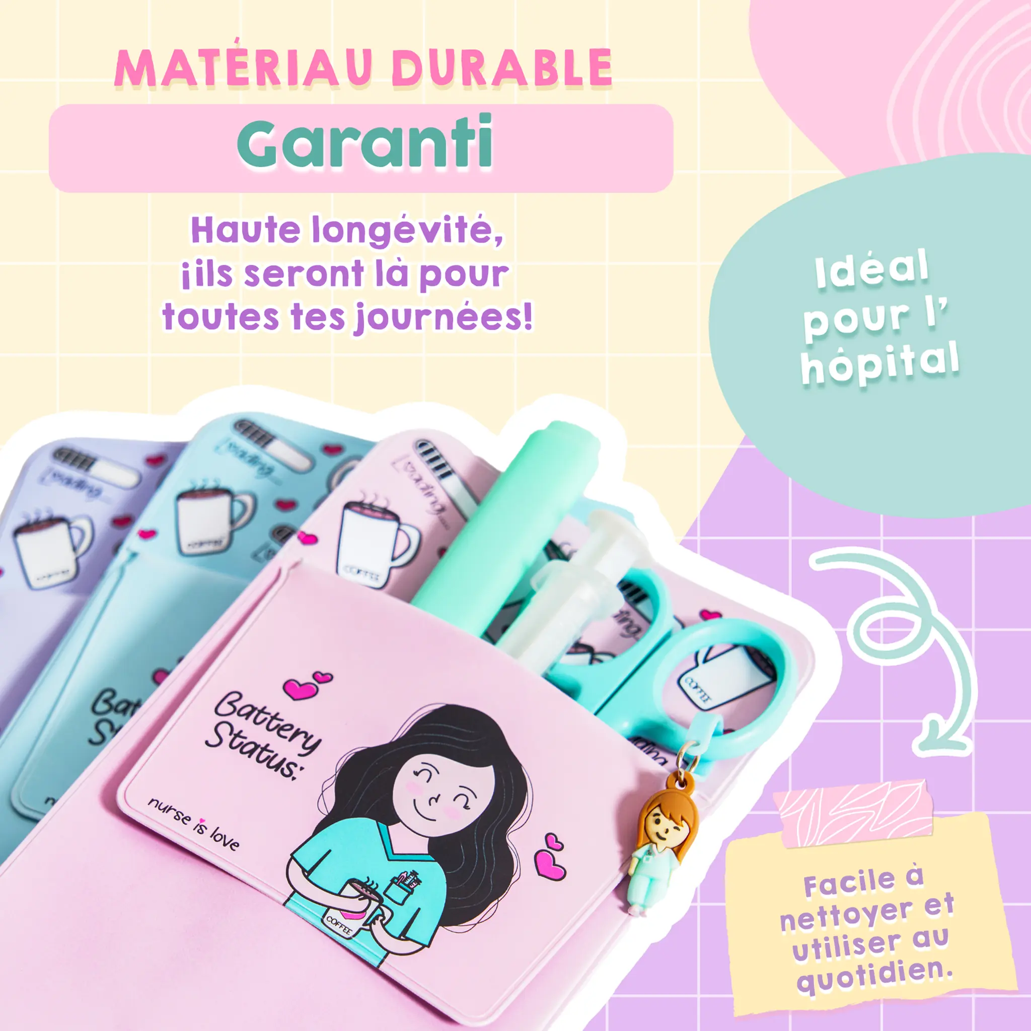 Pack de 3 Protège-poches