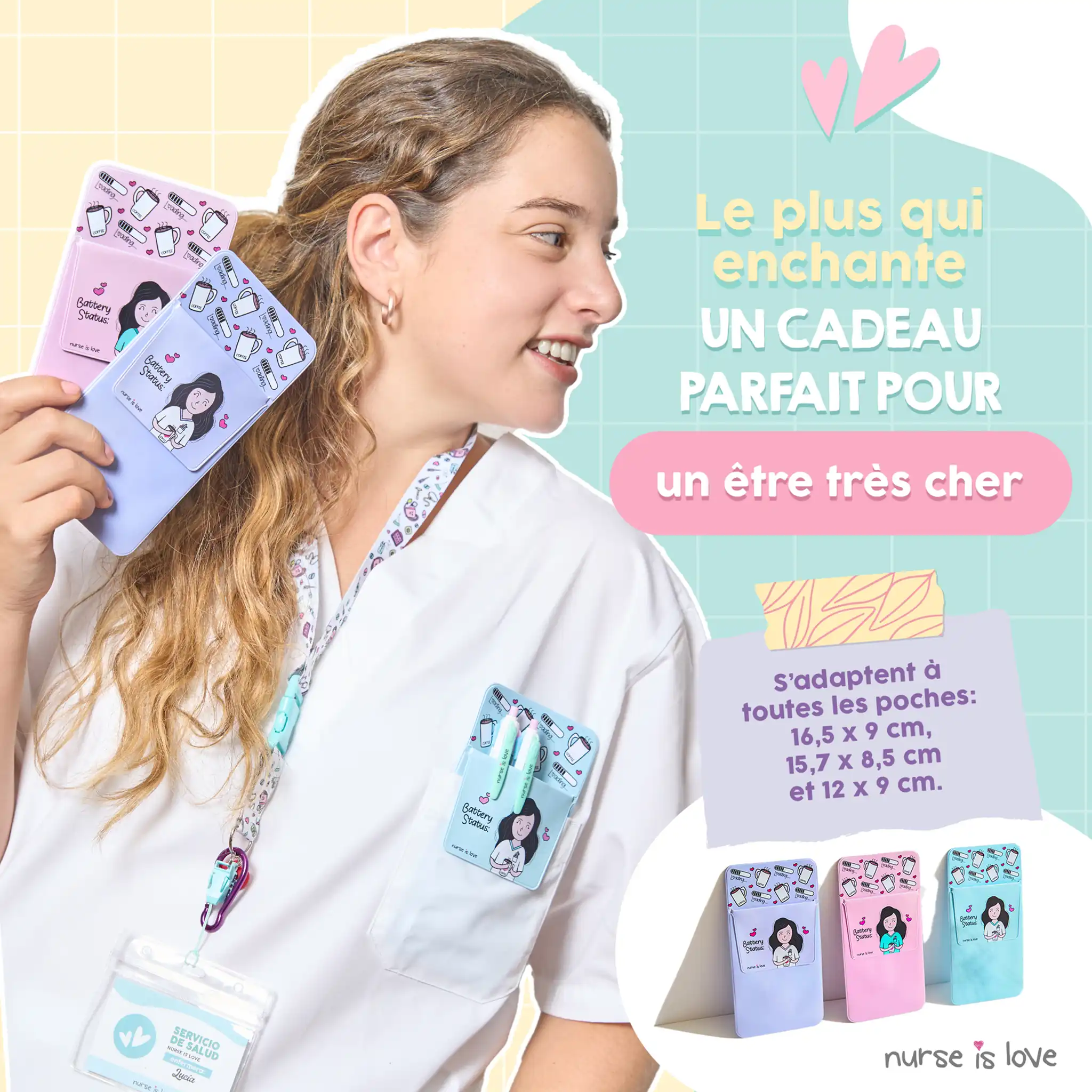 Pack de 3 Protège-poches