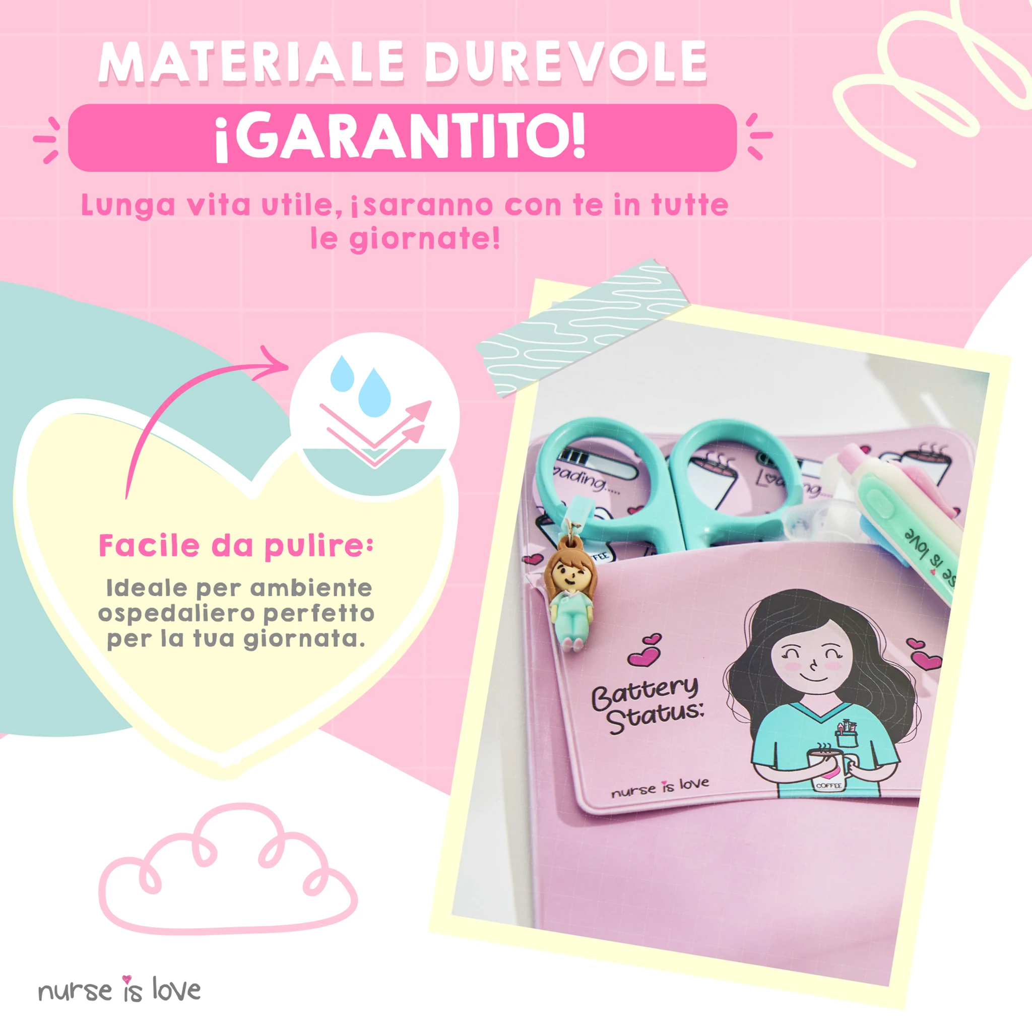Porta-Tasche Rosa