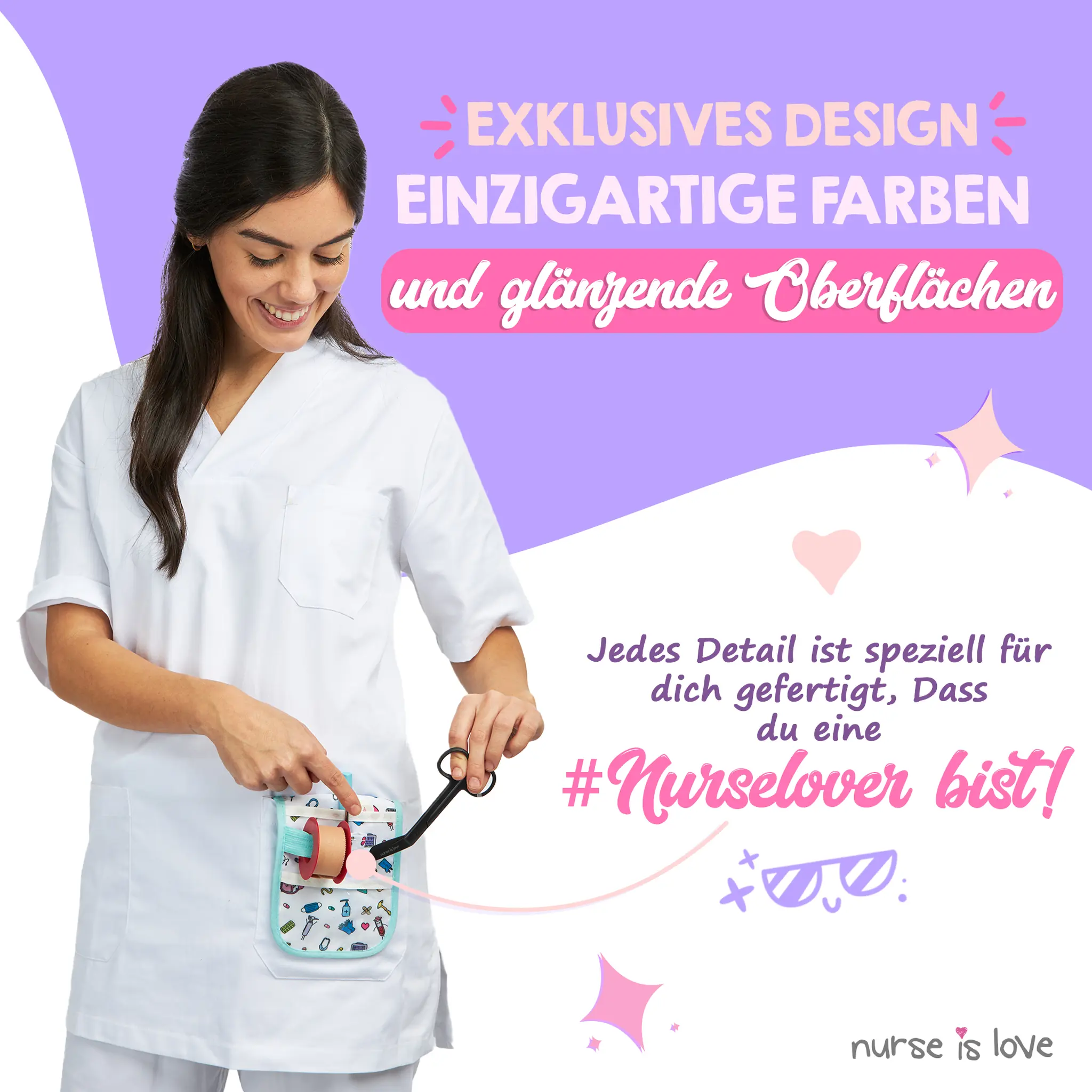 Pflegeschere Entenschnabel Black