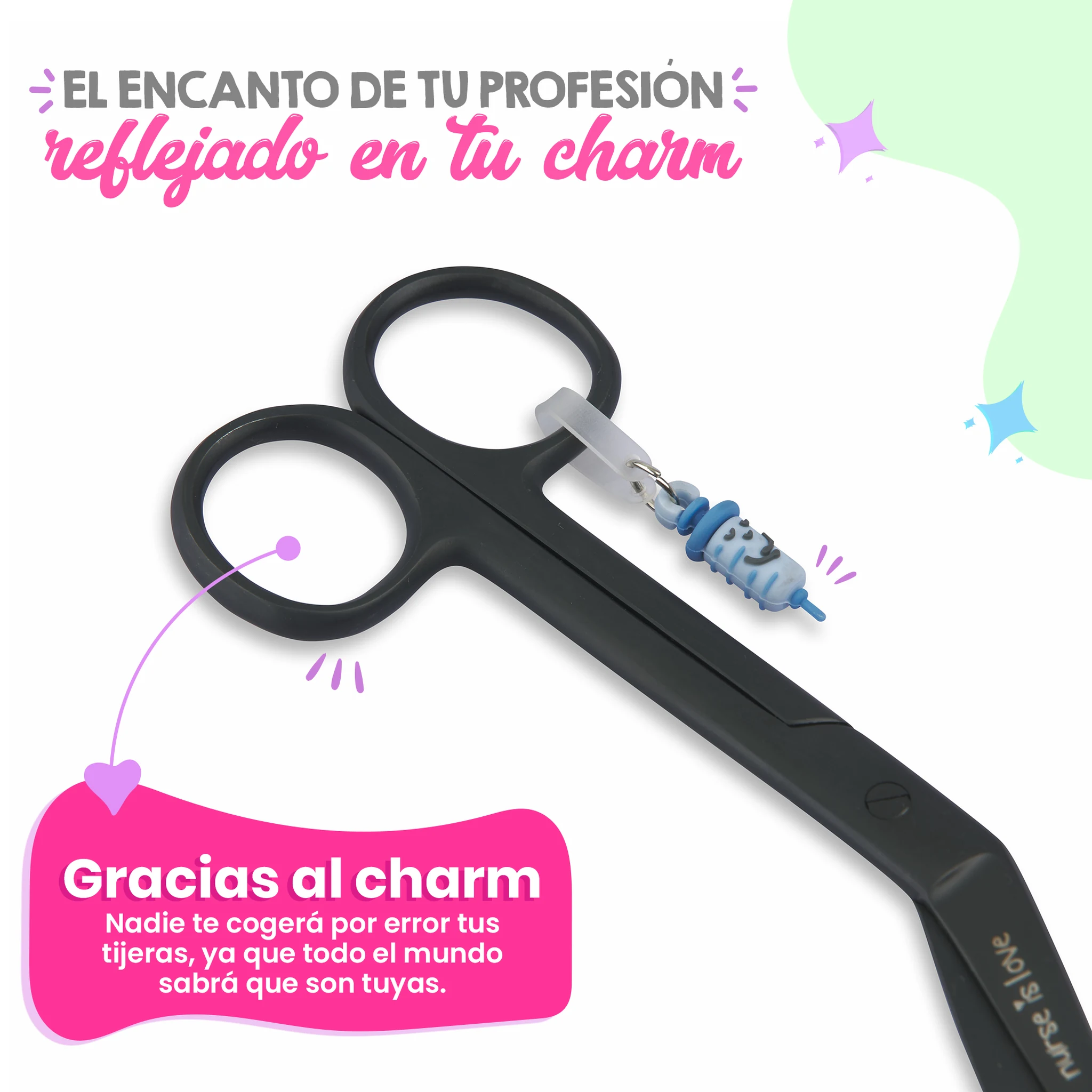 Tijeras Enfermería Pico de Pato Black