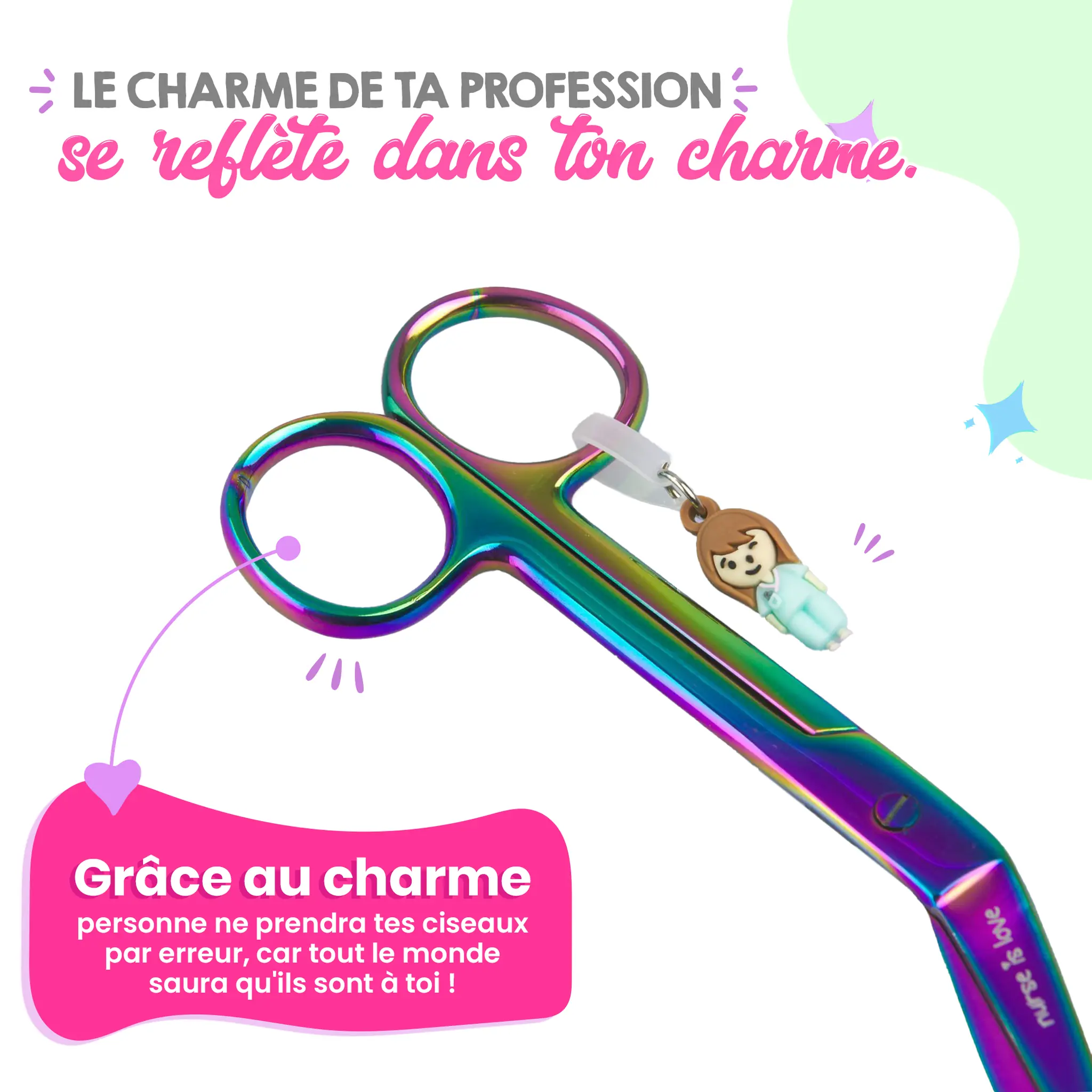 Ciseaux d’Infirmier à Bec de Canard Cromium