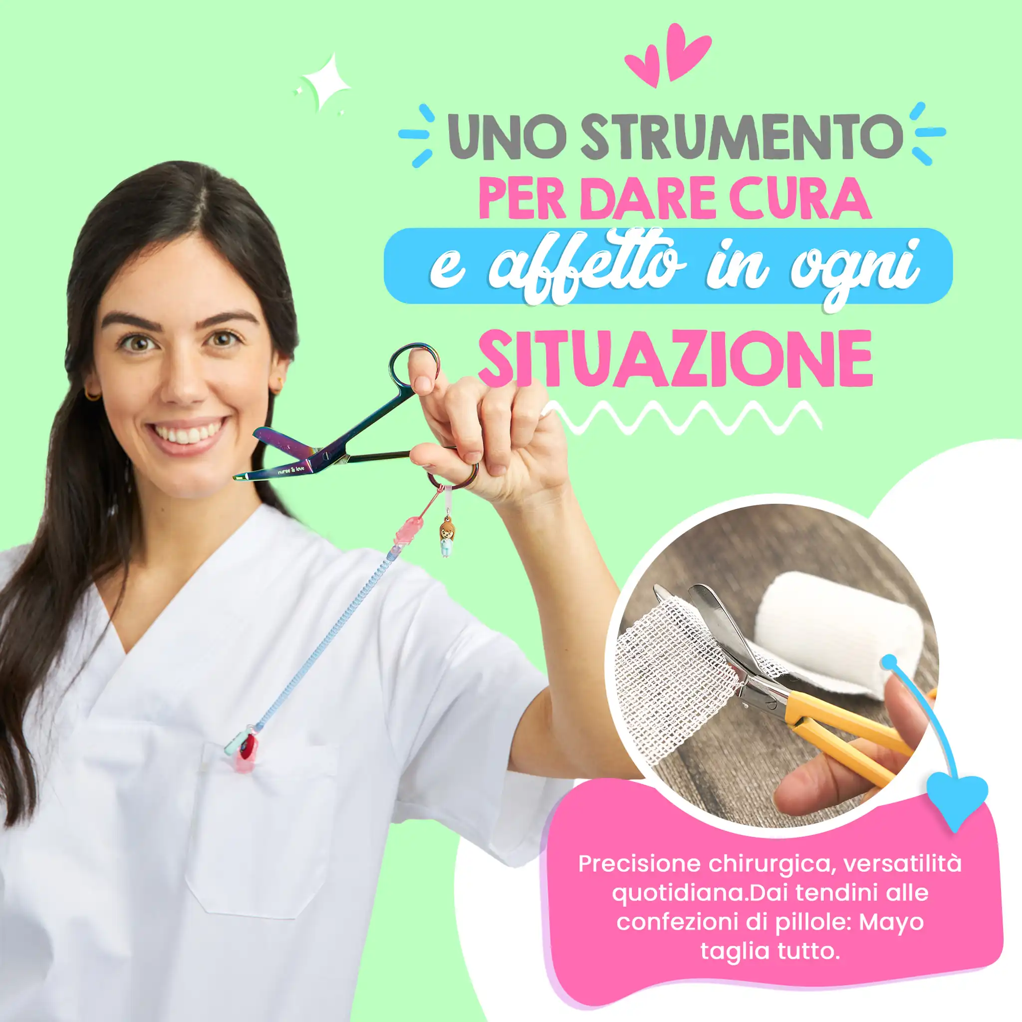 Forbici Infermieristiche Pico di Pato Cromium