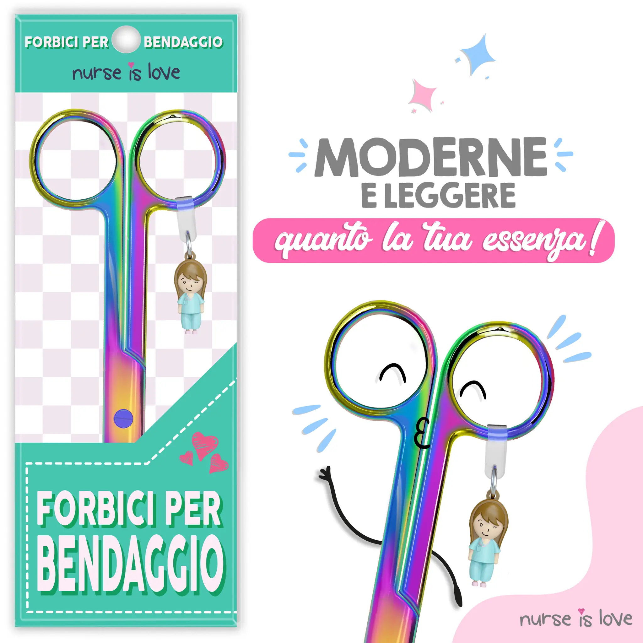 Forbici Infermieristiche Pico di Pato Cromium