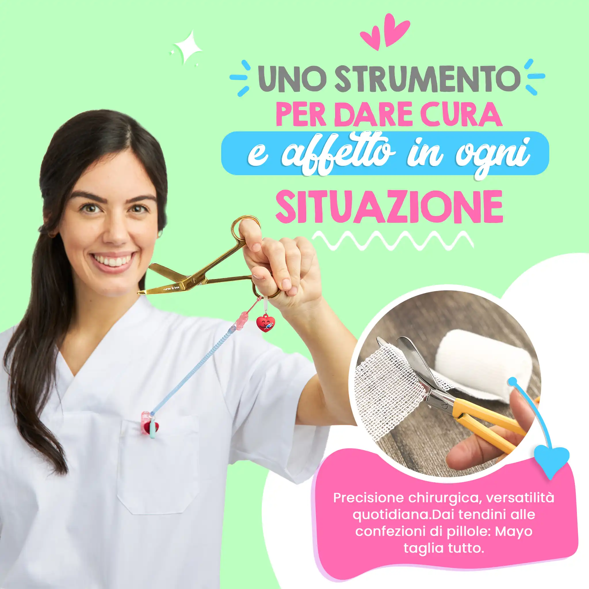 Forbici Infermieristiche Pico di Pato Gold