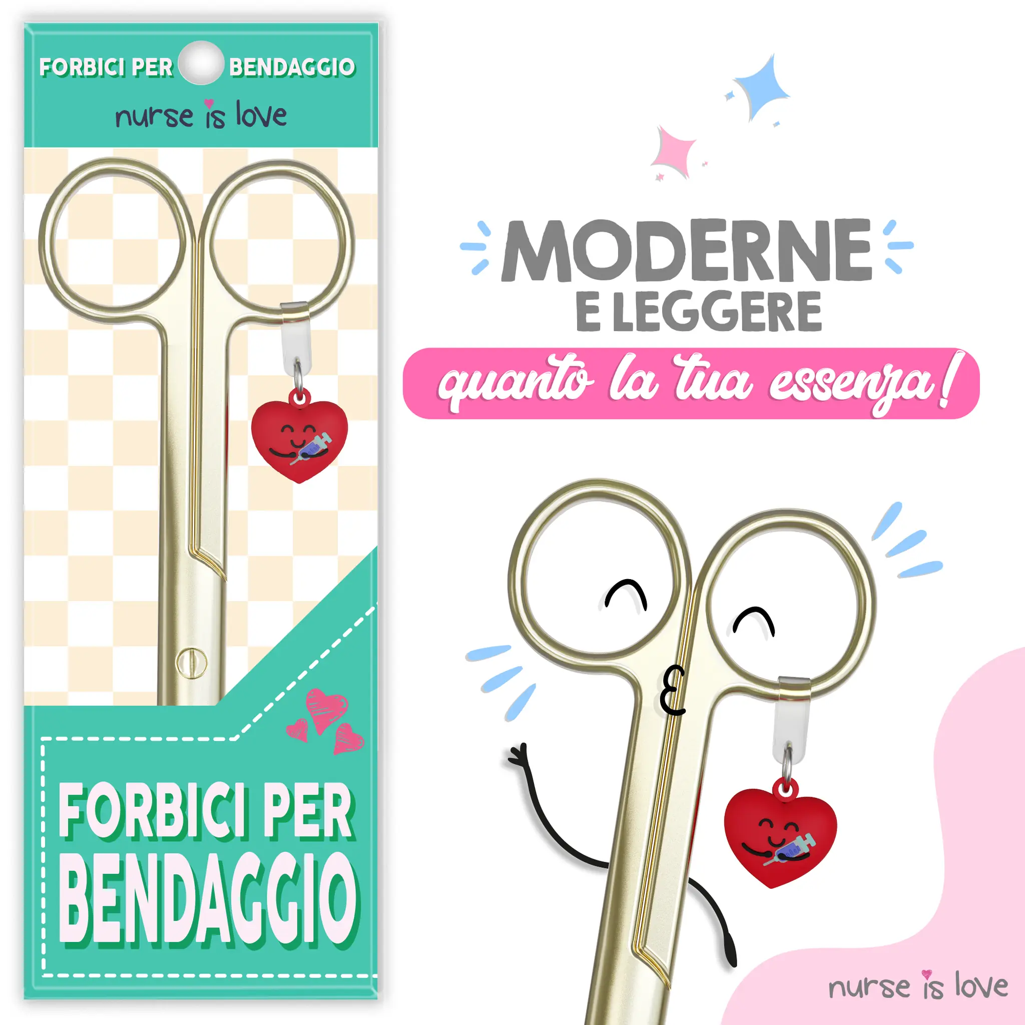 Forbici Infermieristiche Pico di Pato Gold
