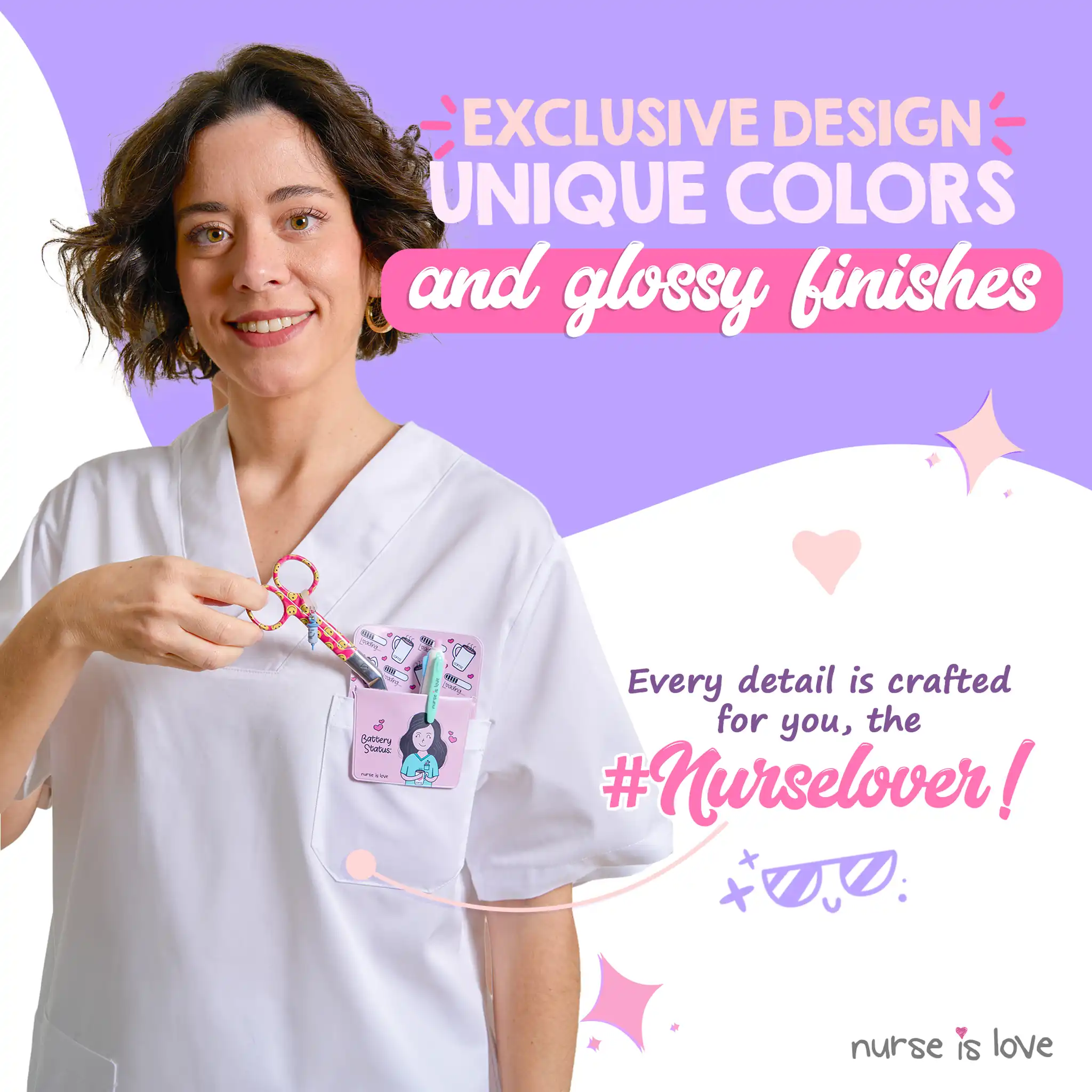 Nursing Happy Face Duckbill Scissors
