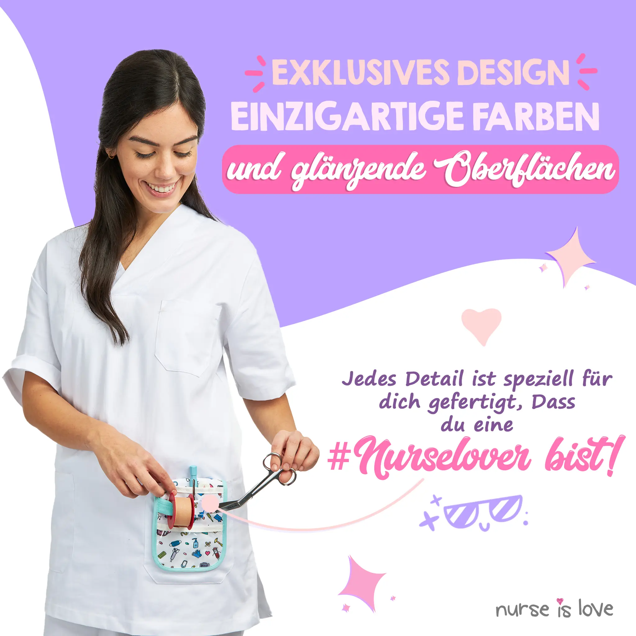 Pflegeschere mit Entenschnabel