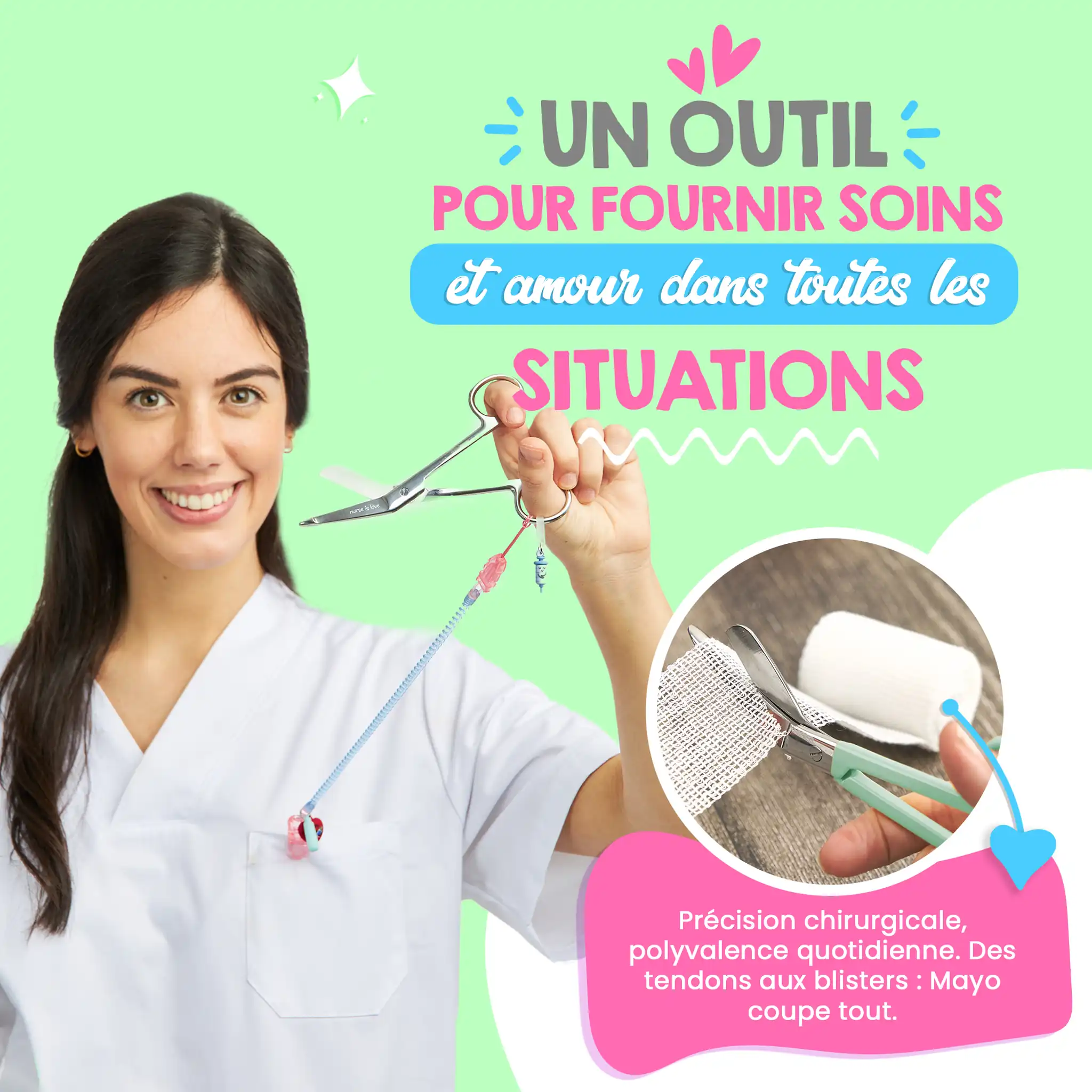 Ciseaux d’Infirmier à Bec de Canard
