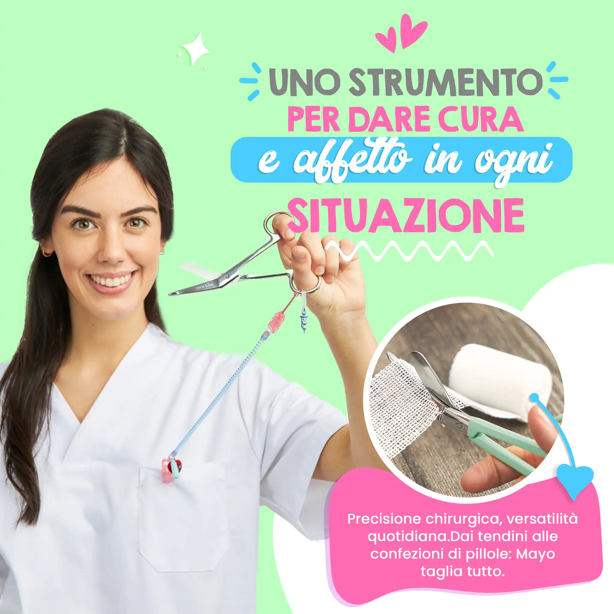 Forbici Infermieristiche Pico di Pato
