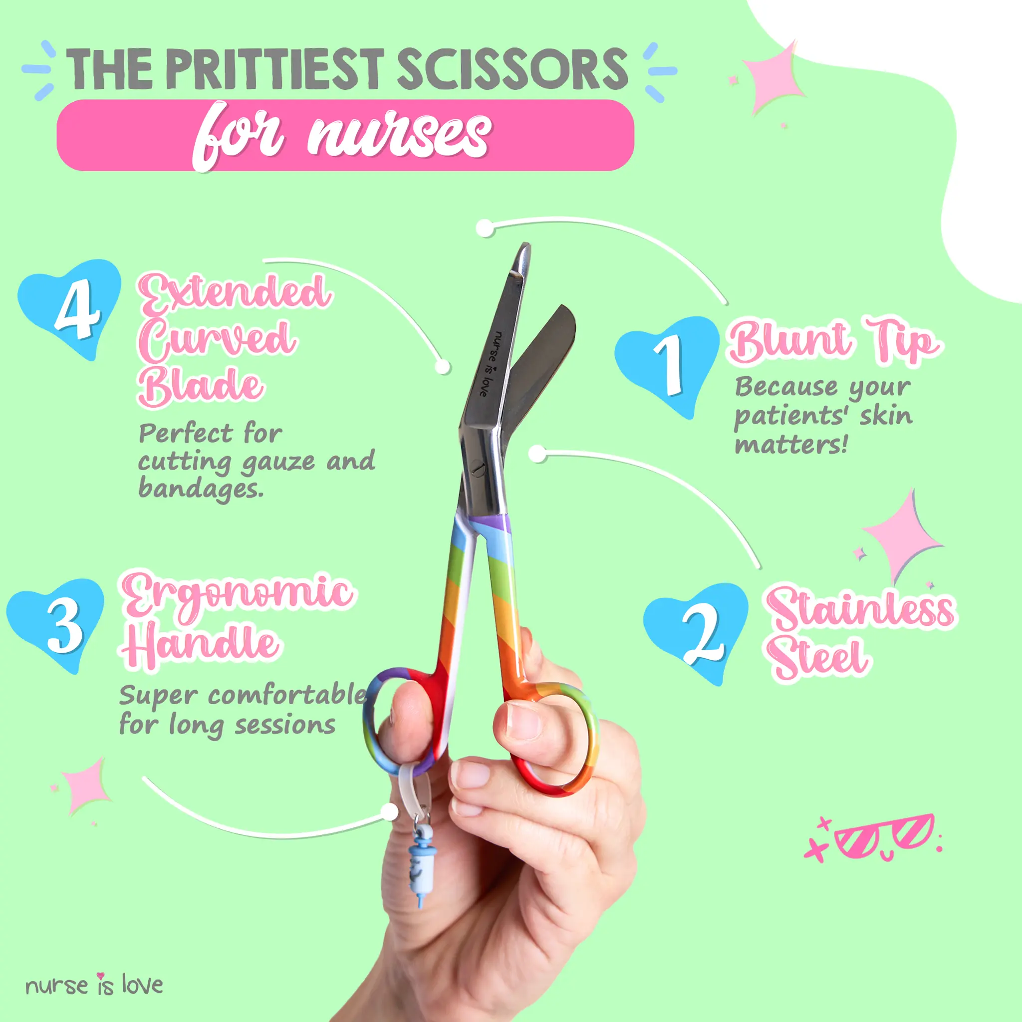 Nursing LGBT Duckbill Scissors