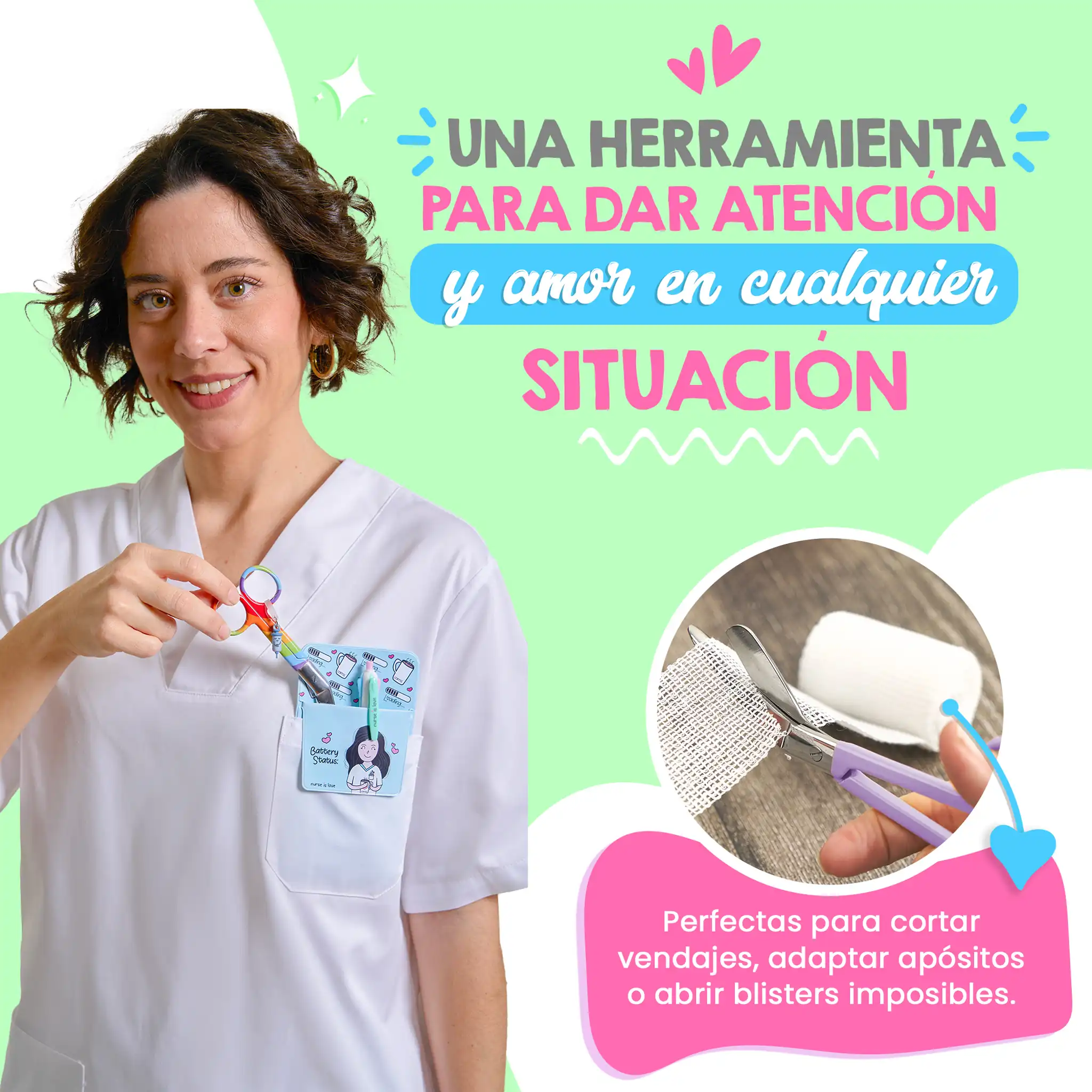 Tijeras Enfermería Pico de Pato LGBT